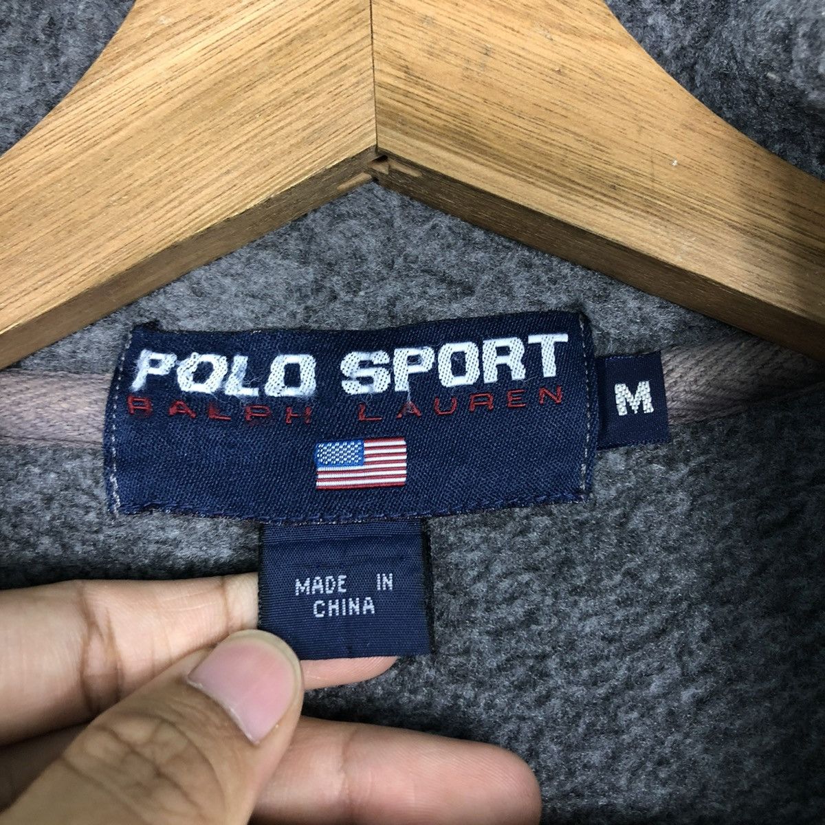 Polo Ralph Lauren VINTAGE FLEECE HALF ZIPPER POLO SPORT RALPH LAUREN SPELLOUT Size US M / EU 48-50 / 2 - 18 Thumbnail