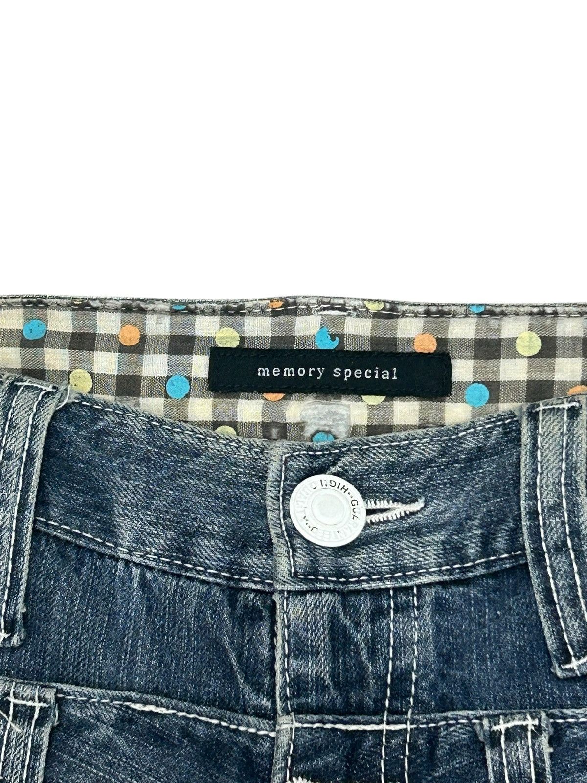 Japanese Brand Vintage Memory Special Double Waist Zipper Mud Washed Junya Size US 30 / EU 46 - 10 Thumbnail