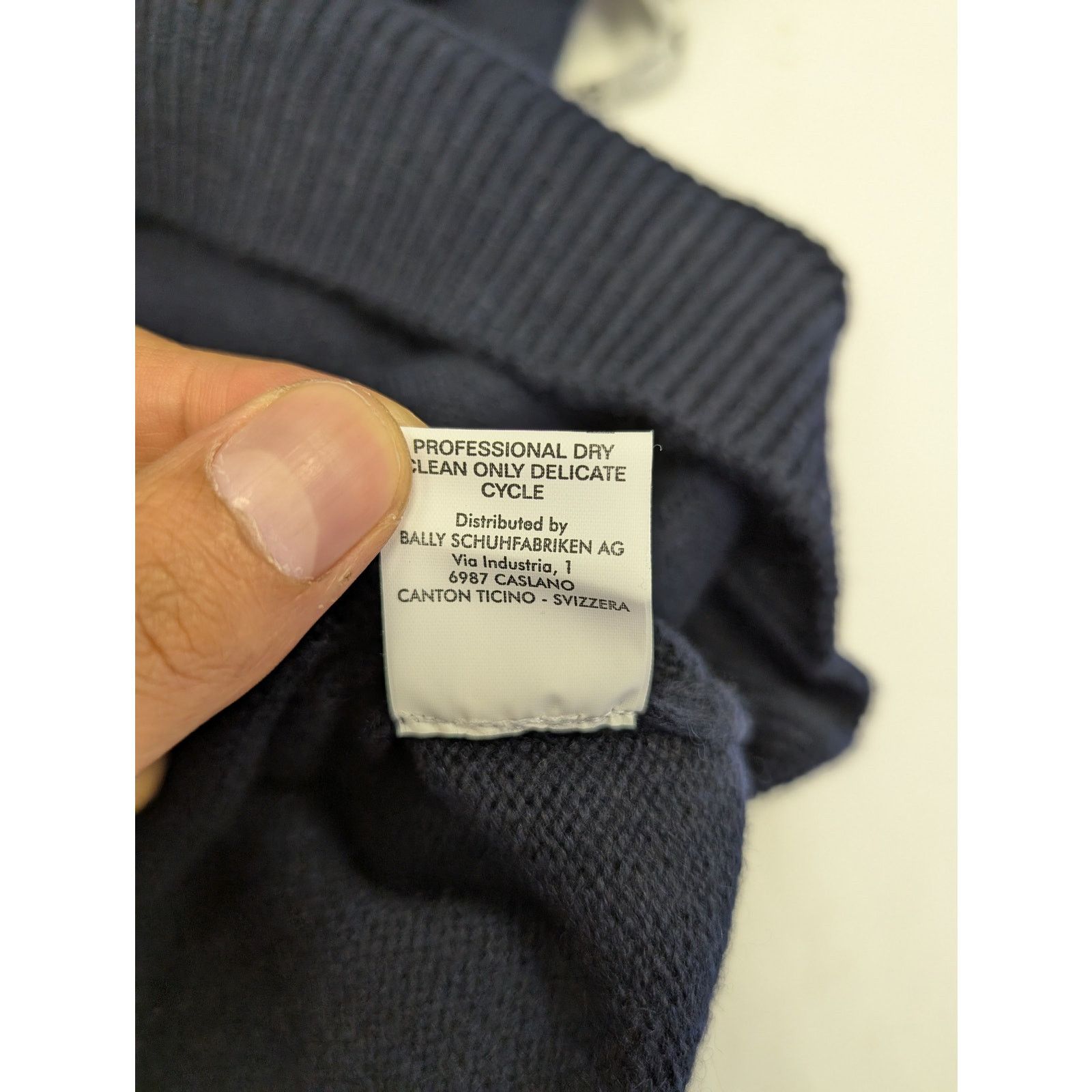 Bally o1rshd1 CC20 Hoodie with Logo Embroidery in Navy Size US M / EU 48-50 / 2 - 14 Thumbnail