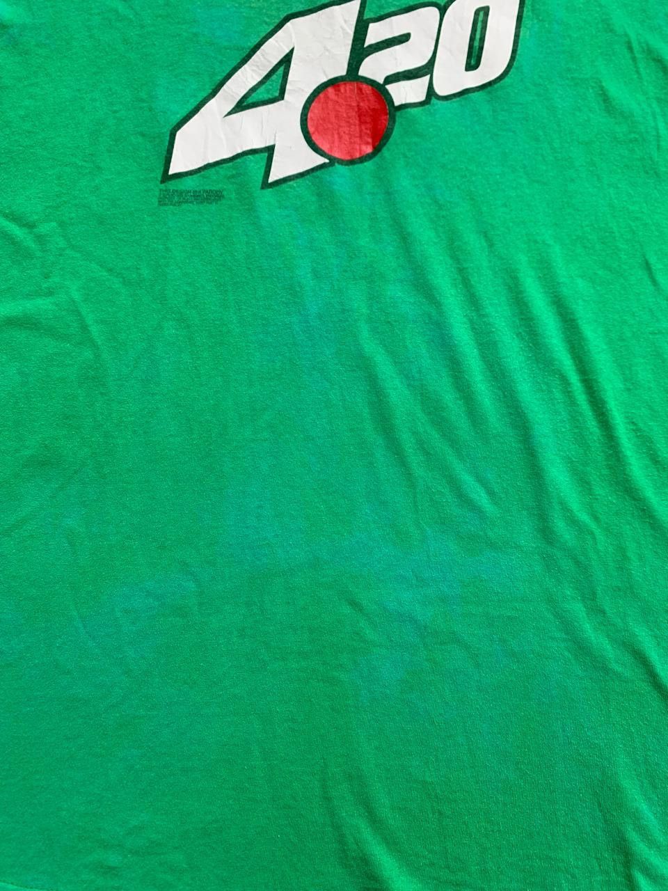 Vintage Vintage Y2K Parody 7UP 420 Weed Tee Size US L / EU 52-54 / 3 - 4 Thumbnail