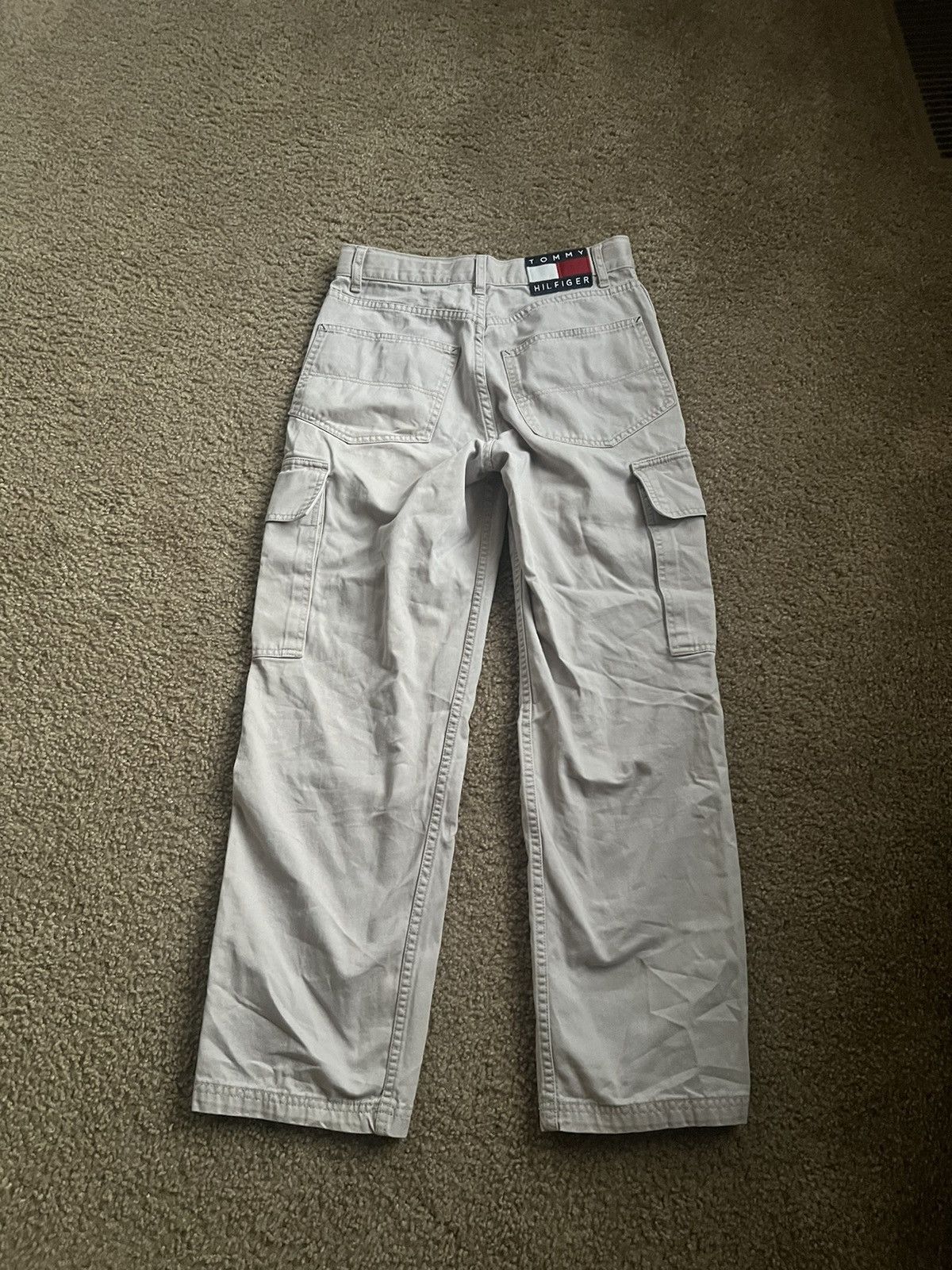 Tommy Hilfiger Gray/white Tommy Hilfiger Cargos Size US 29 - 2 Thumbnail
