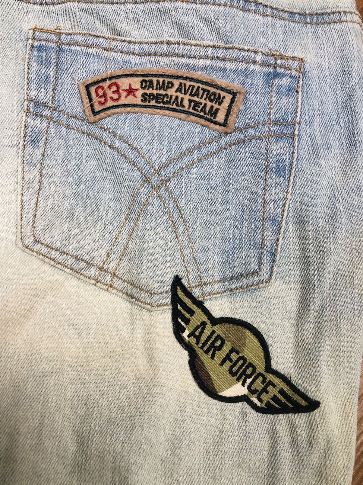 Other HUCOM Vintage Y2K Military Patchwork Jeans (37) Size 35" - 21 Thumbnail