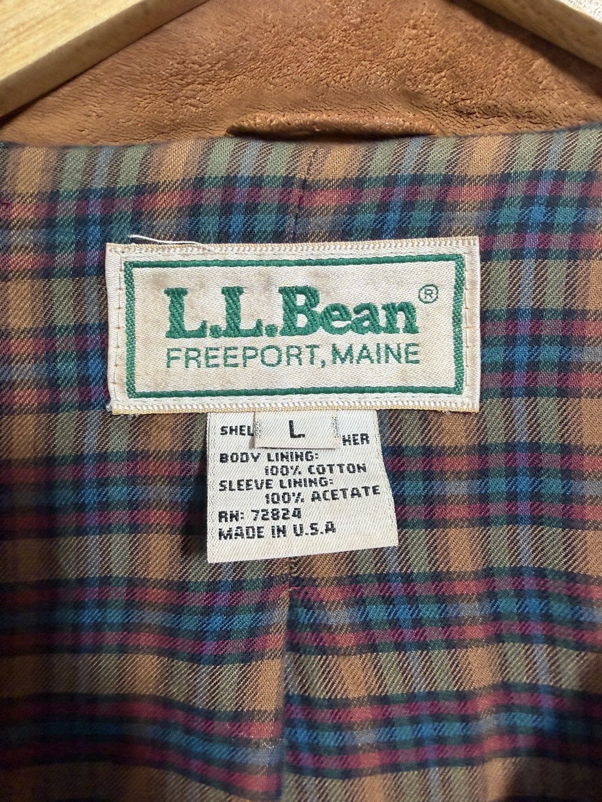L.L. Bean L.L. BEAN CHORE JACKET SUEDE LEATHER 1980’s Size US L / EU 52-54 / 3 - 11 Thumbnail