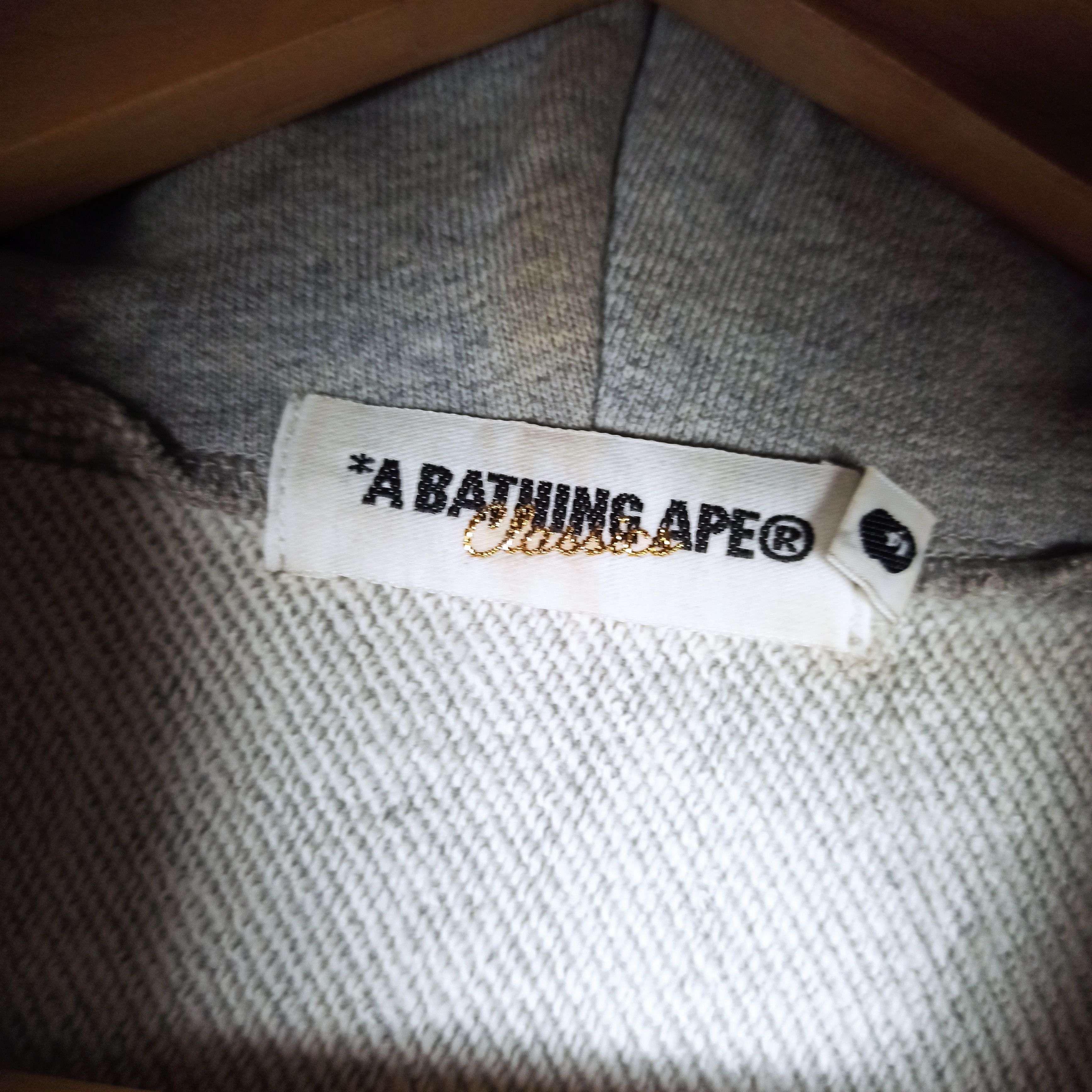 Bape BAPE Milo All-Star Full Zip Hoodie Gray X Gold A Bathing Ape Size US XL / EU 56 / 4 - 14 Thumbnail