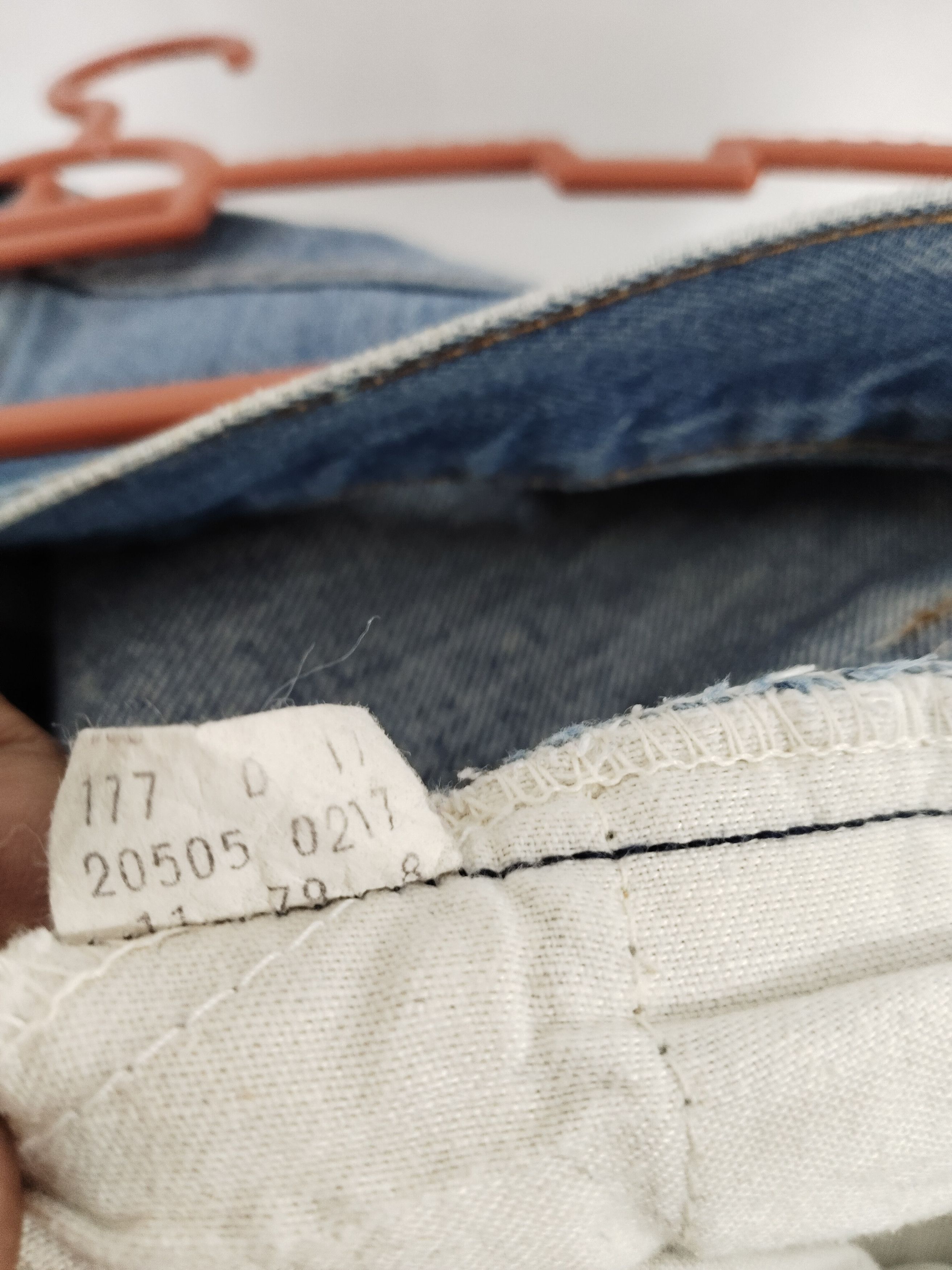 Levi's × Levi's Vintage Clothing × Vintage Vintage 80s Levis Orange Tag Faded Jeans Size US 30 / EU 46 - 10 Thumbnail