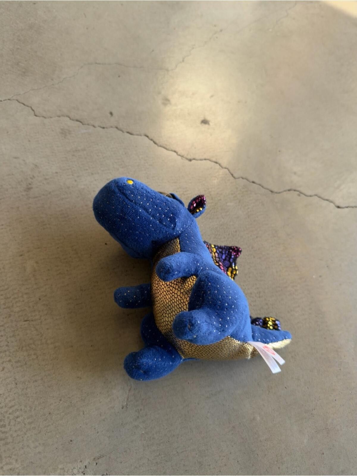 Tyler The Creator Ty Beanie Boo / Dragon Plush Stuffed Animal / blue Size ONE SIZE - 8 Thumbnail
