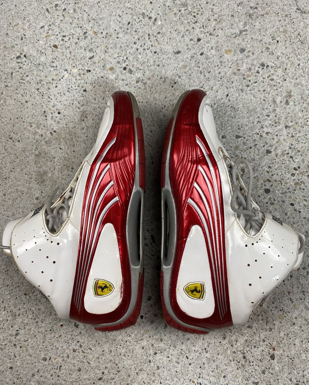 Puma Puma ferrari high top sneakers flats racing vintage retro Size US 8.5 / EU 41-42 - 2 Thumbnail