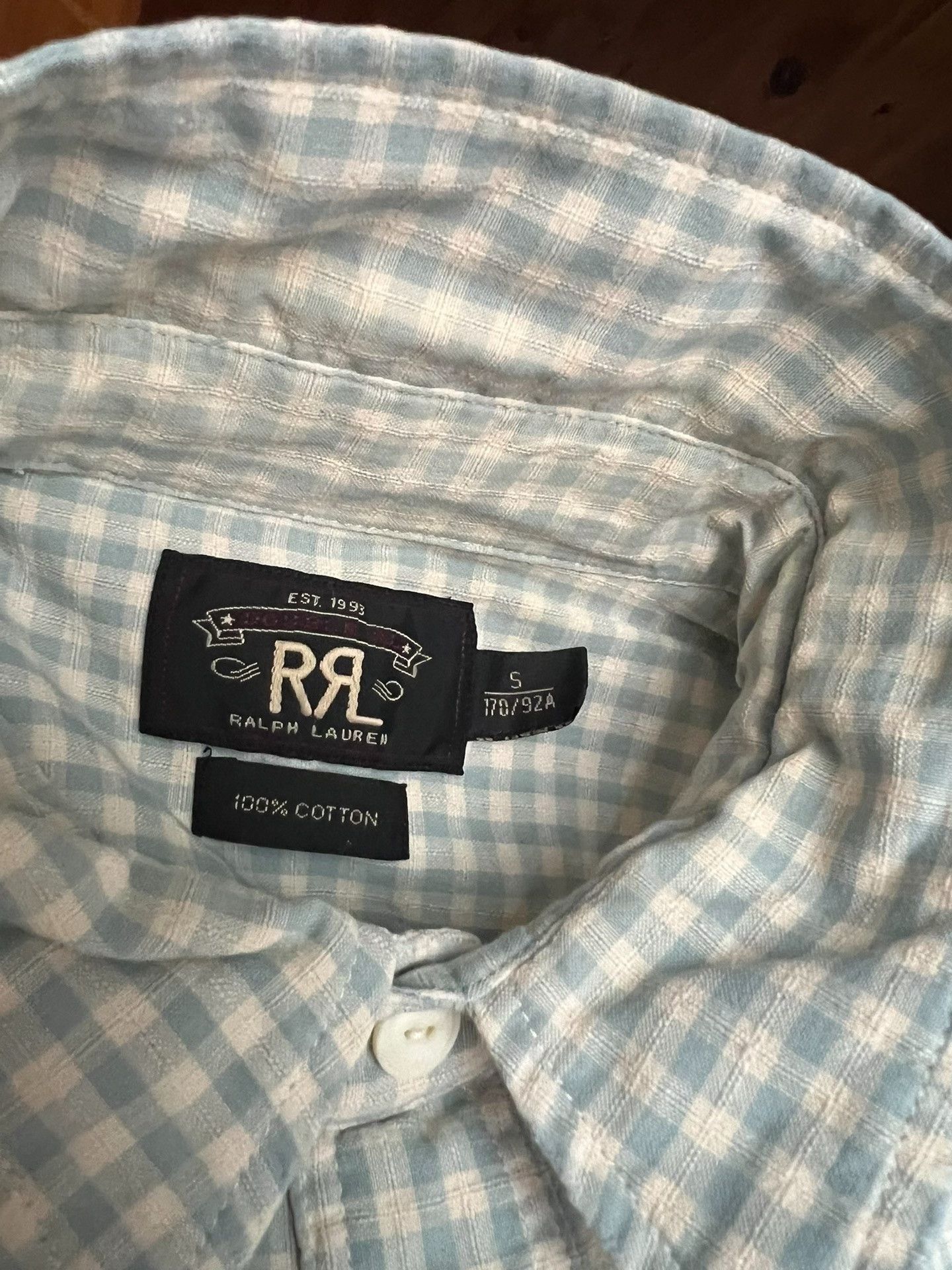 RRL Ralph Lauren RRL Double RL Checkered Short-Sleeve Shirt Size US S / EU 44-46 / 1 - 9 Thumbnail