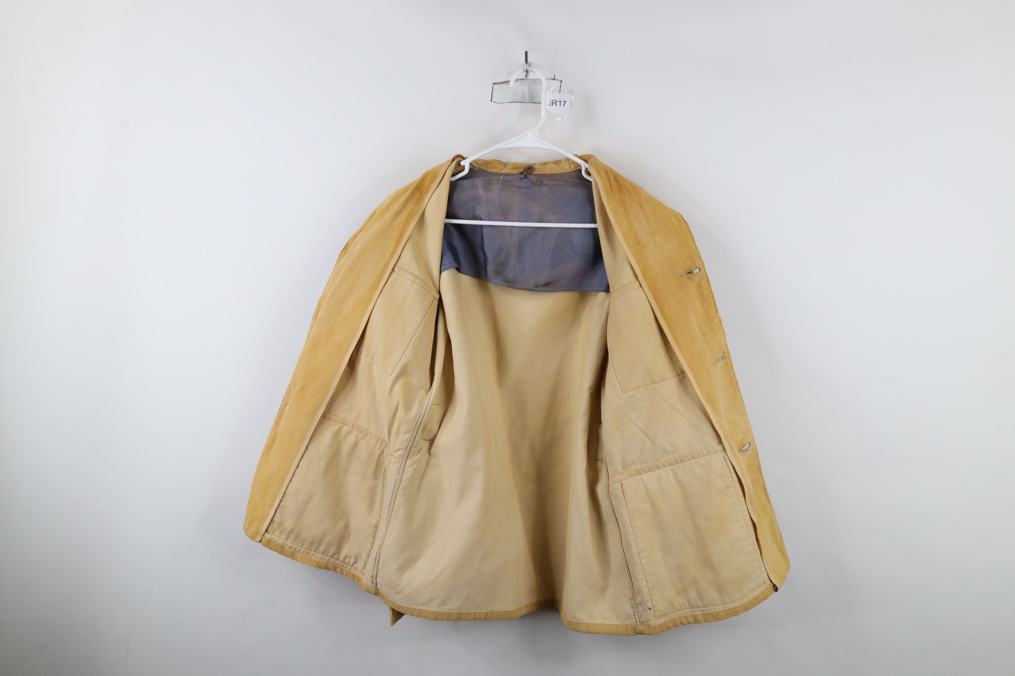 Vintage Vintage 70s Streetwear Belted Corduroy Trench Coat Jacket Size US S / EU 44-46 / 1 - 10 Thumbnail