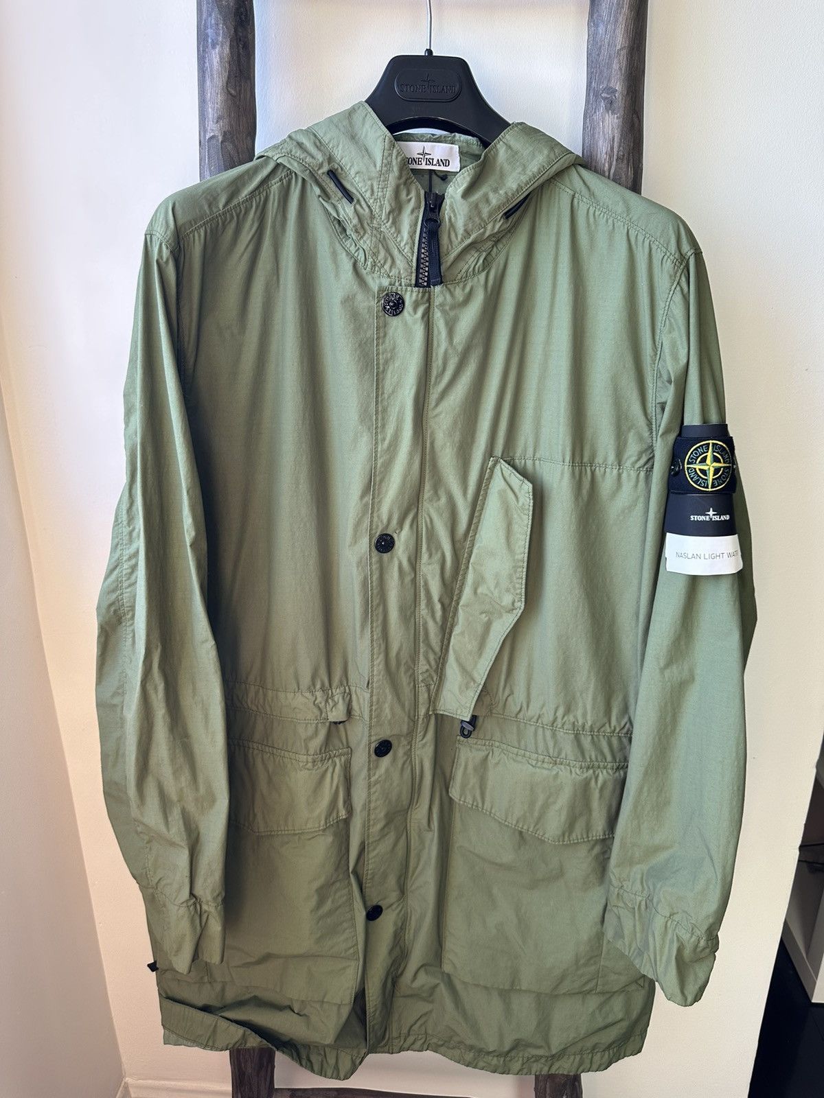 Stone Island Stone Island Khaki Naslan Coat Size US XL / EU 56 / 4 - 2 Thumbnail
