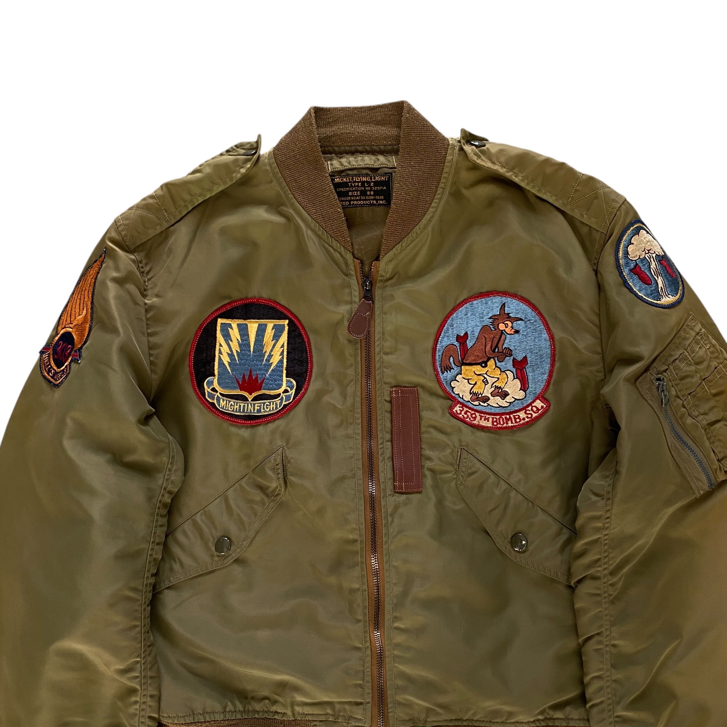 Buzz Rickson's Buzz Ricksons Reed Production Bombs Hell Angels L2A jacket Size US M / EU 48-50 / 2 - 2 Thumbnail