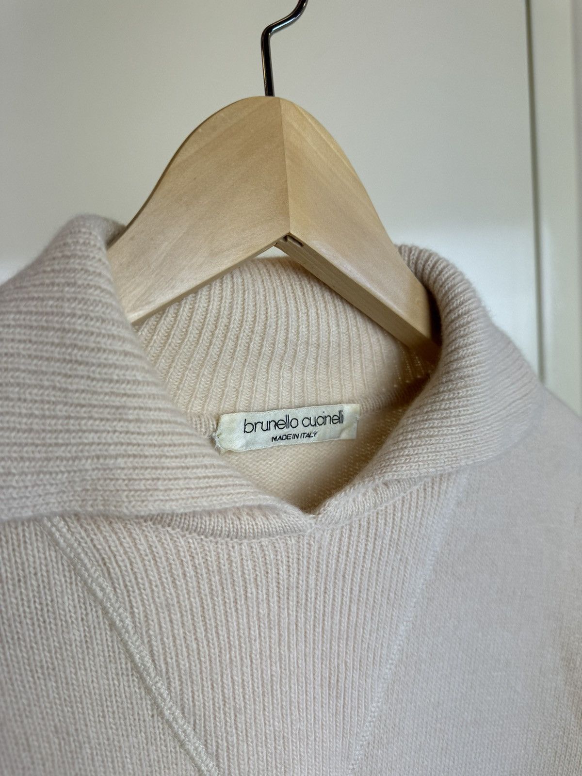 Brunello Cucinelli Brunello Cucinelli vintage wool angora Y2K sweater polo XL Size XL / US 12-14 / IT 48-50 - 19 Thumbnail