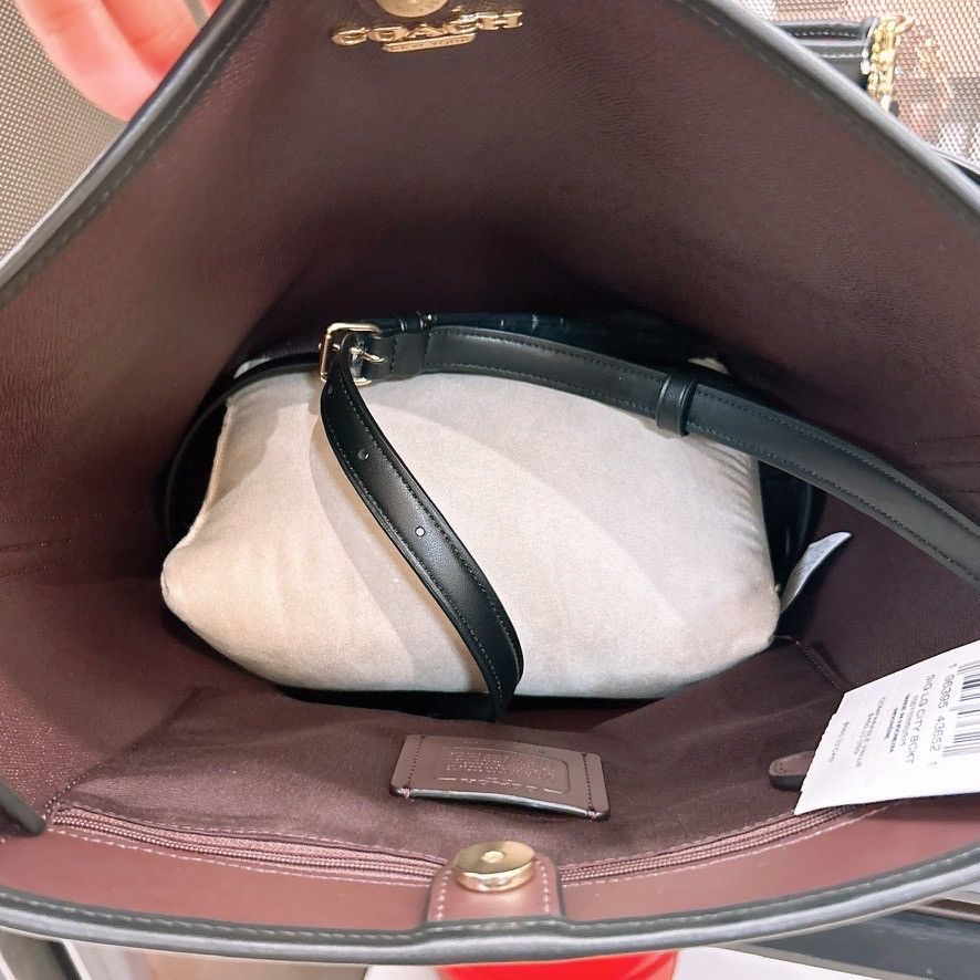 Coach City Large Bucket Bag In Signature Canvas CT802 Size ONE SIZE - 4 Thumbnail