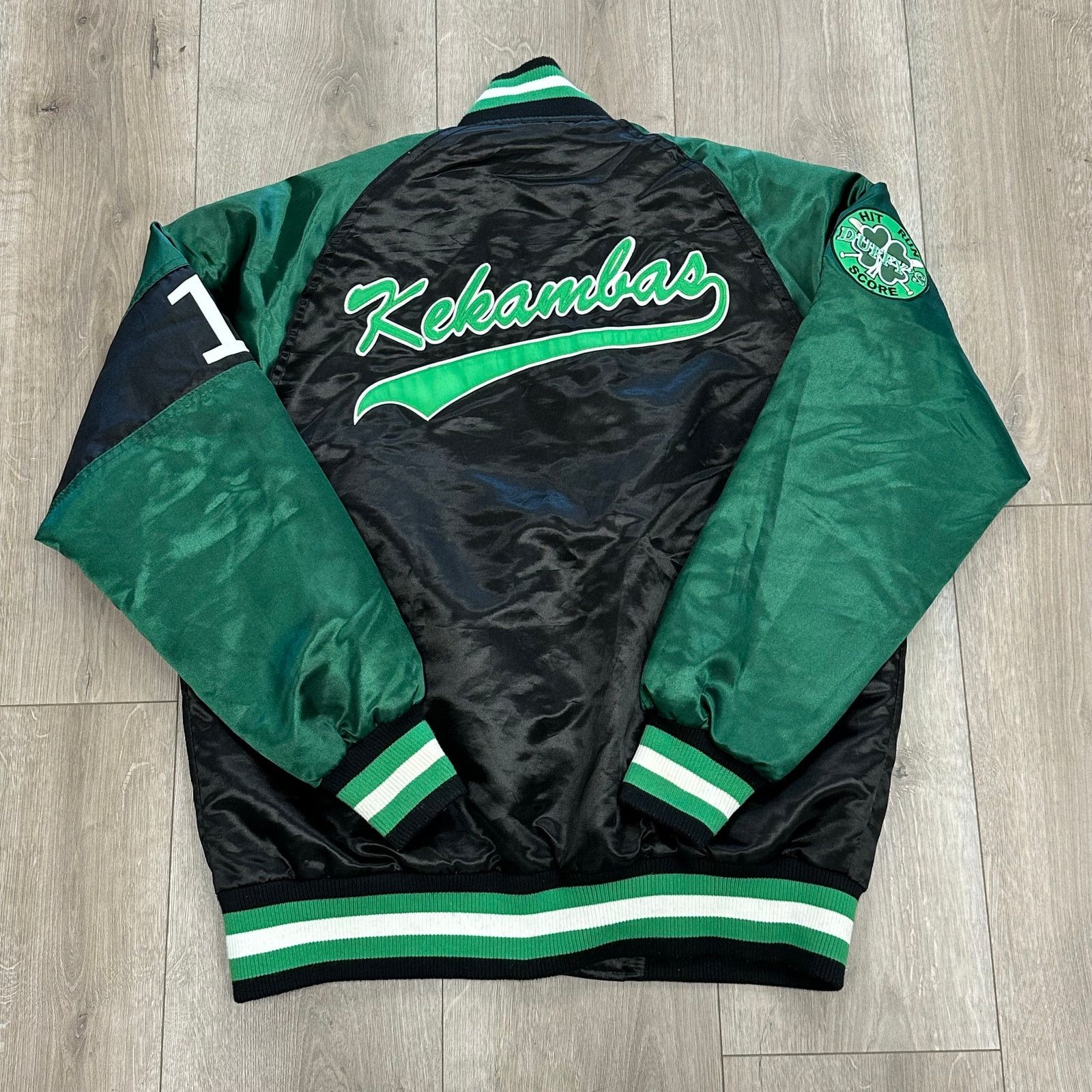 Vintage Hardball Kekambas G Baby Classic Reels satin bomber jacket Size US M / EU 48-50 / 2 - 8 Thumbnail