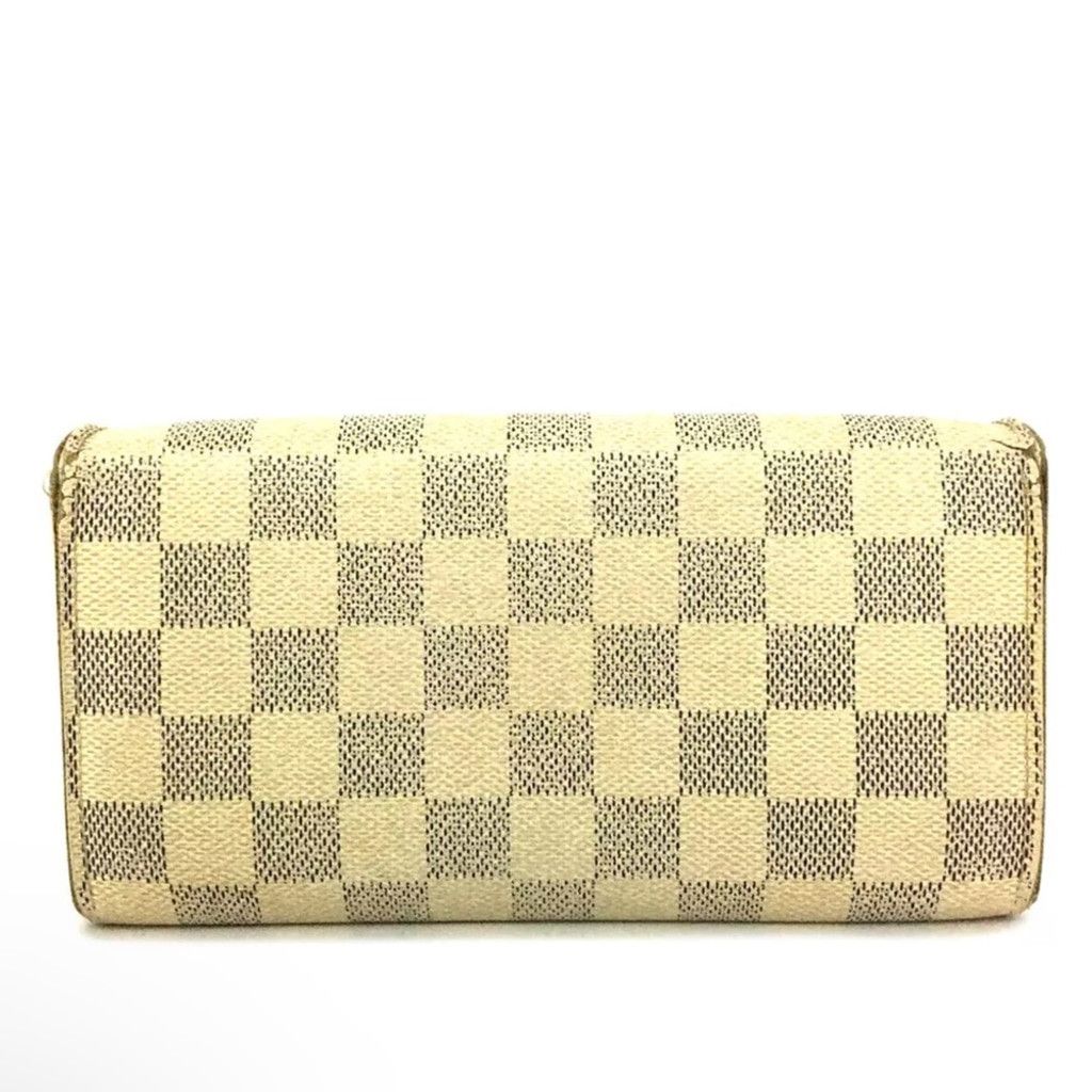 Louis Vuitton Louis Vuitton Damier Azur Porte Feuille Sarah Long Wallet Size ONE SIZE - 4 Thumbnail