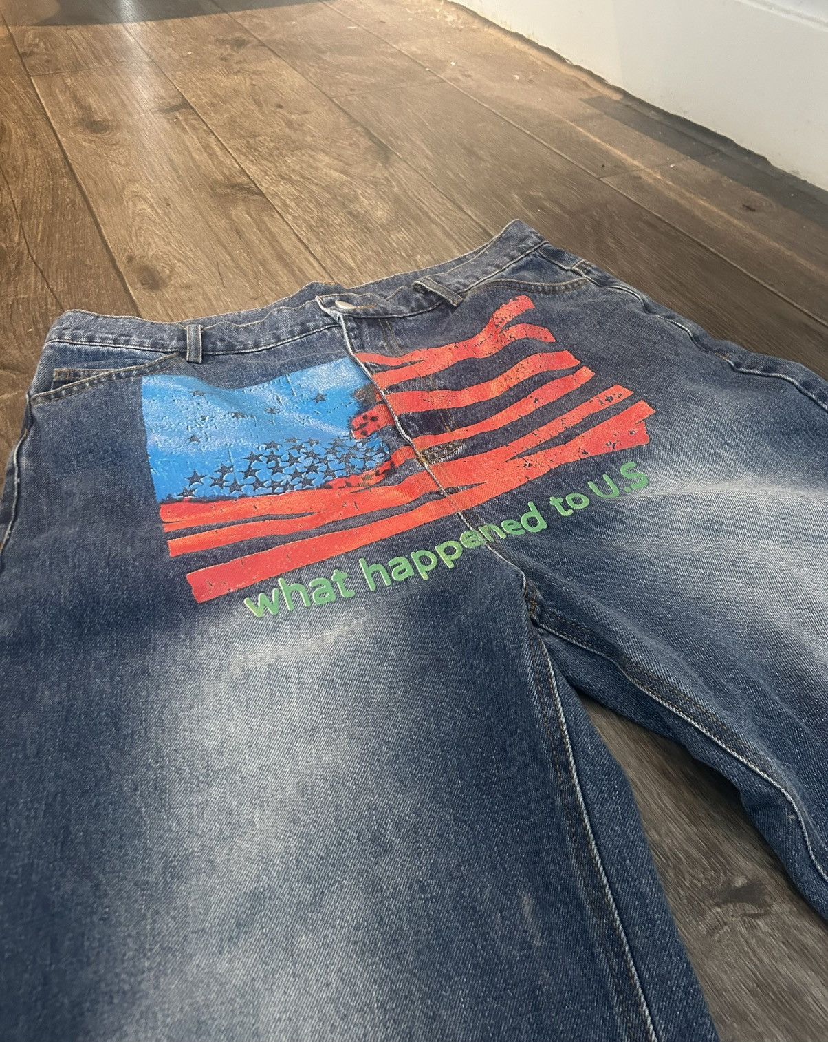 Other Peace in War Jeans Size US 33 - 2 Thumbnail