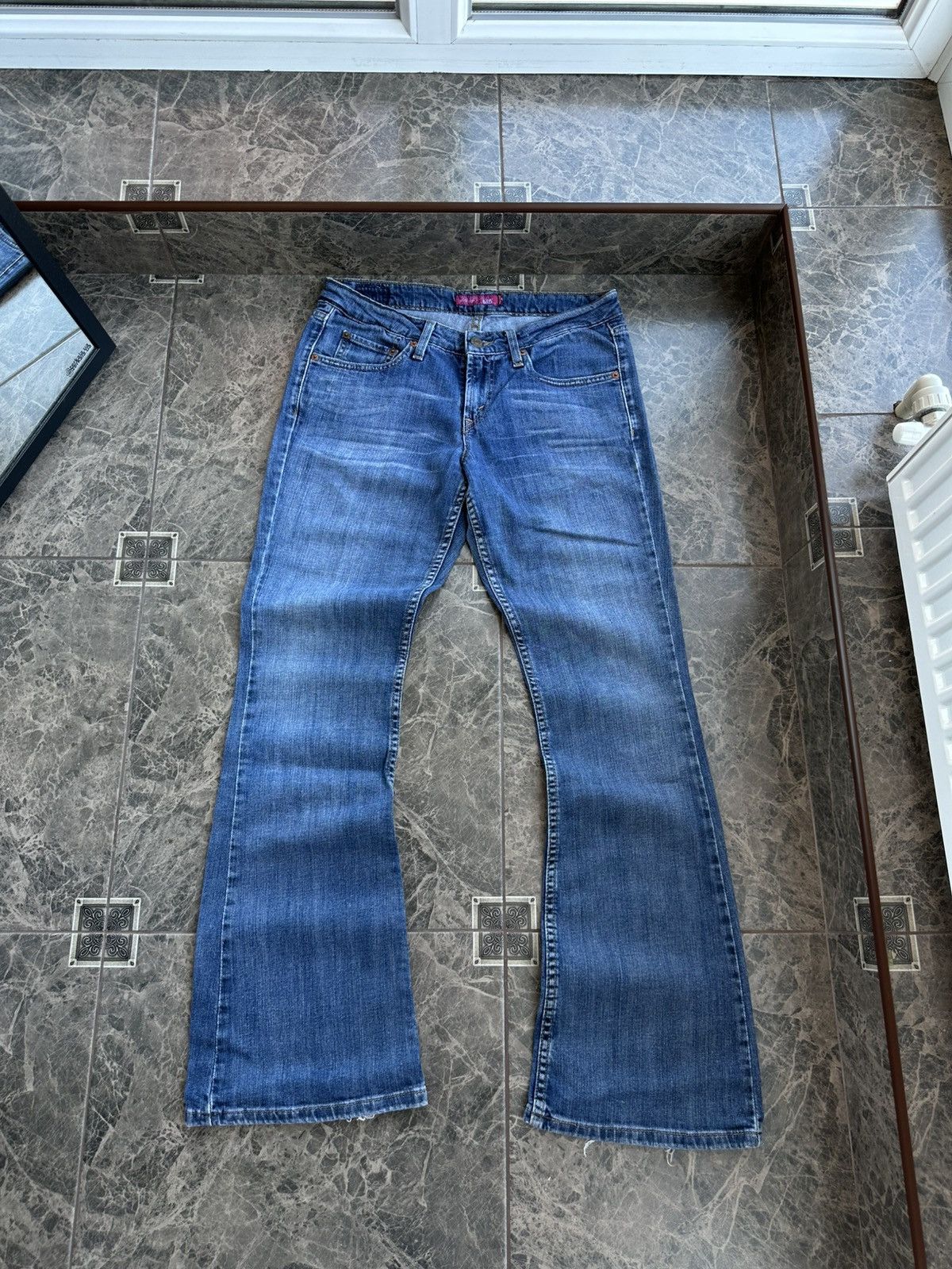 Levi's Vintage Levi’s 518 Low Rise Bootcut Woman Jeans Sz M Size 30" / US 8 / IT 44 - 6 Thumbnail