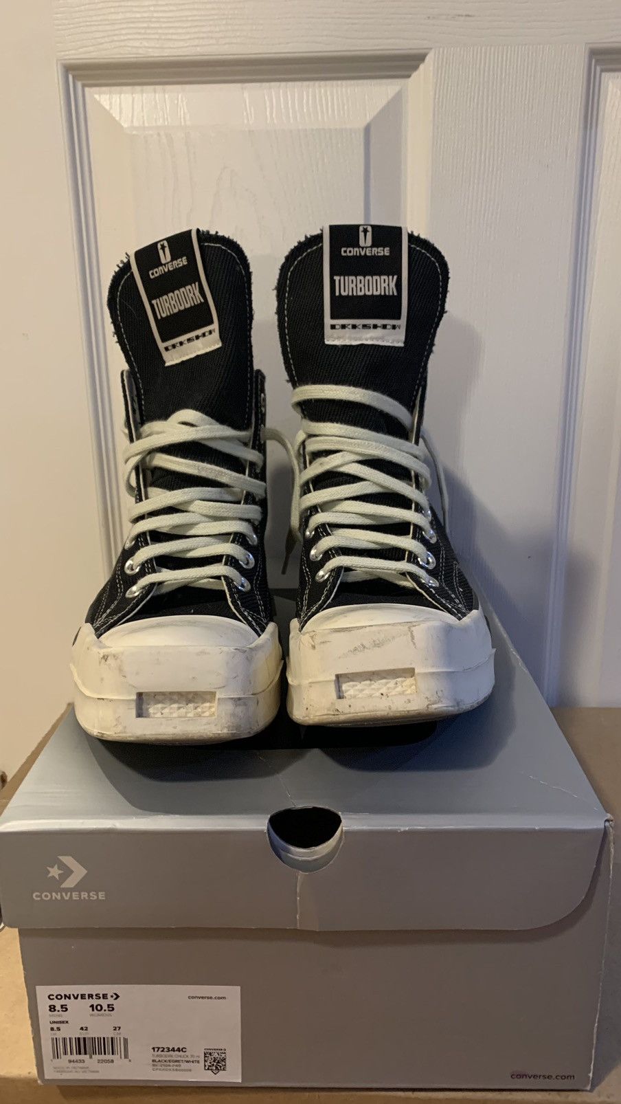 Converse × Rick Owens Drkshdw Rick Owens Drkshdw Converse Chuck Taylor Size US 8.5 / EU 41-42 - 2 Thumbnail