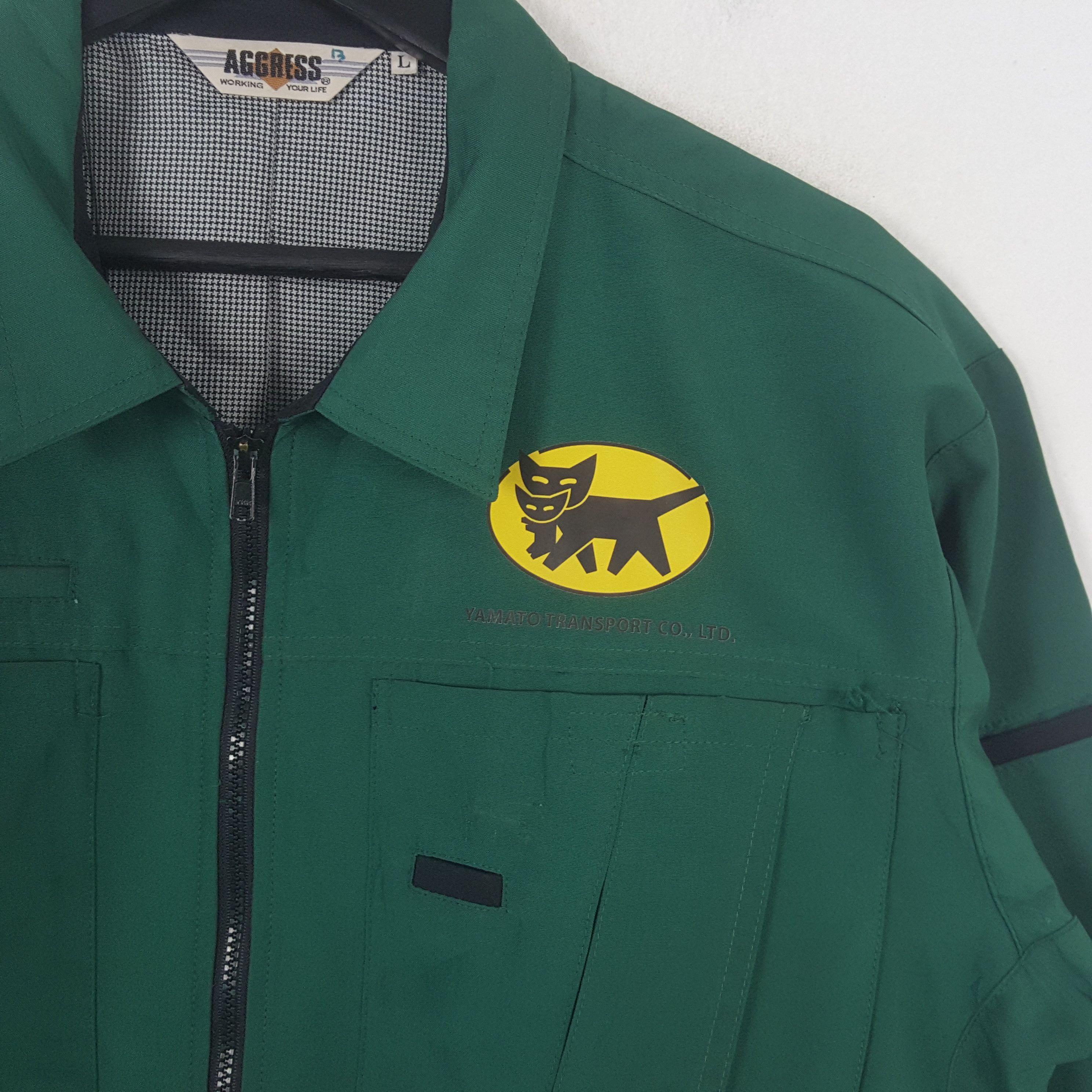 Japanese Brand × Vintage YAMATO TRANSPORT Japanese Workwear Custom Art Jacket C284N15 Size US L / EU 52-54 / 3 - 4 Thumbnail