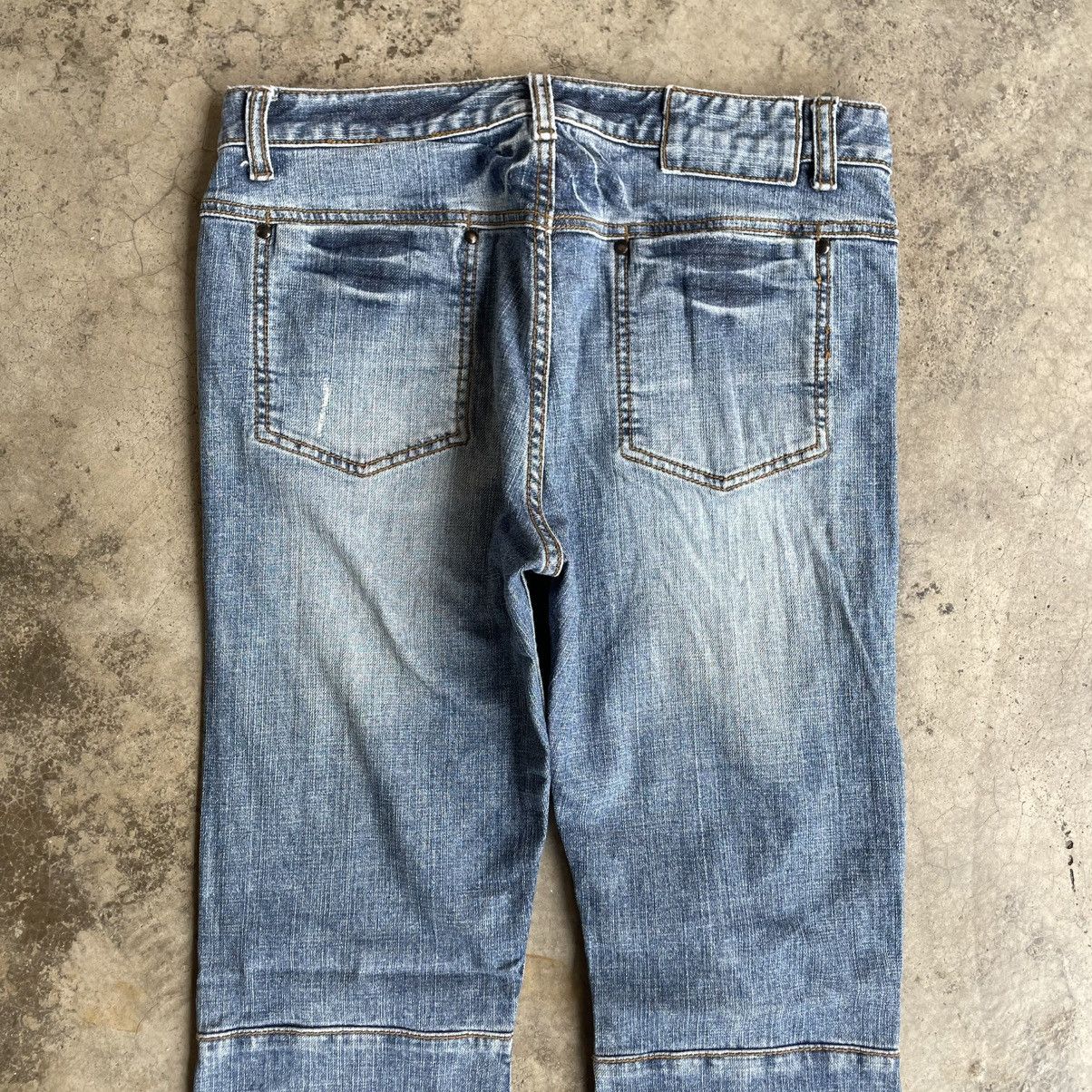 Global Work 🔥Vintage Global Work Stoned Washed Ripped Distress Jeans Size US 33 - 5 Thumbnail
