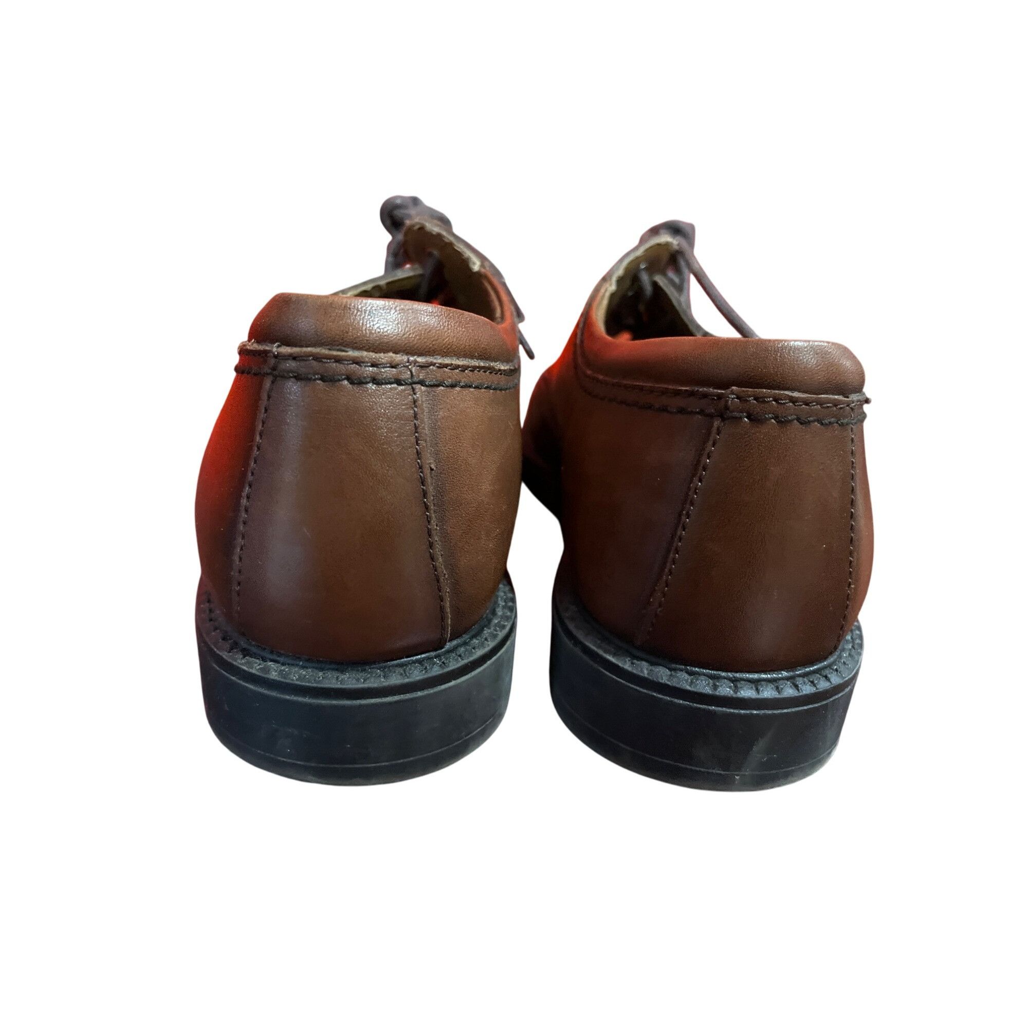 Dockers Dockers Mens Brown Leather Dress Shoes Size 8 SKU 8943 Size US 8 / EU 41 - 5 Thumbnail