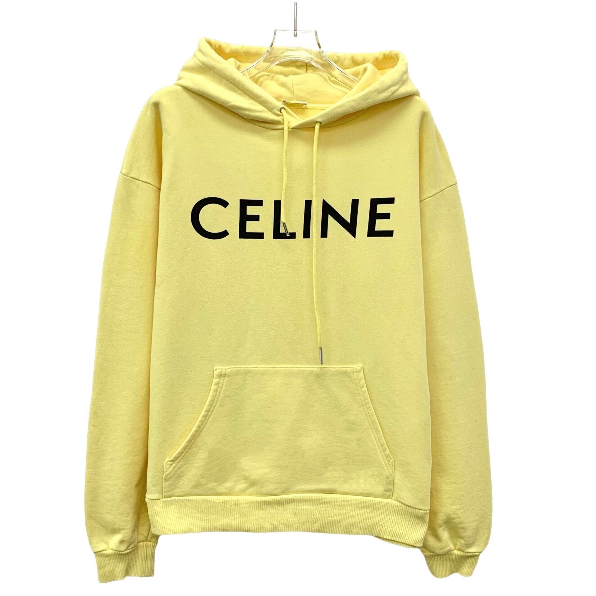 Celine CELINE Logo Printed Cotton Hoodie Size S Size S / US 4 / IT 40 - 1 Thumbnail