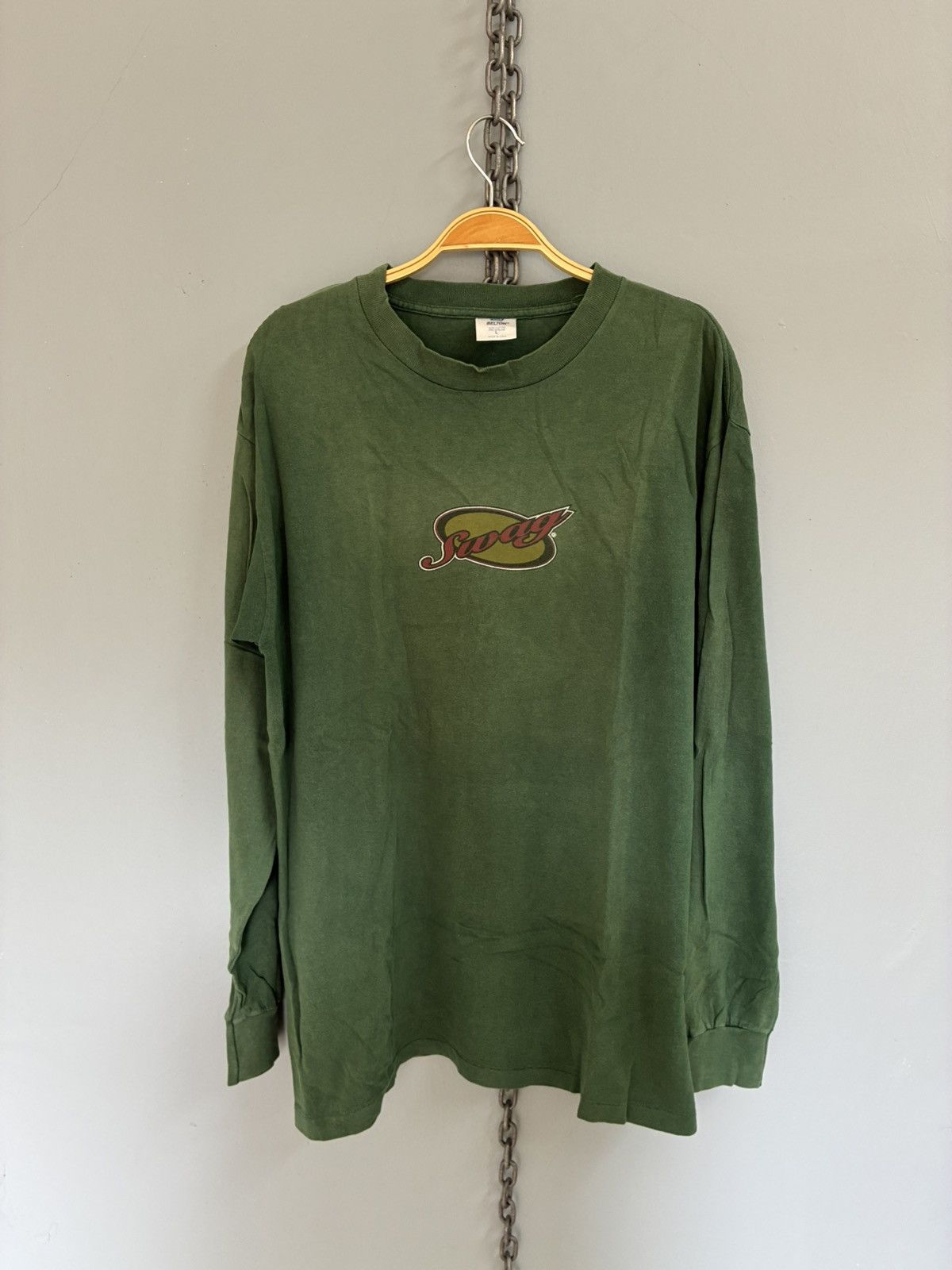 Vintage Vintage 90a Swag Streetwear long sleeve t shirt Size US L / EU 52-54 / 3 - 1 Thumbnail