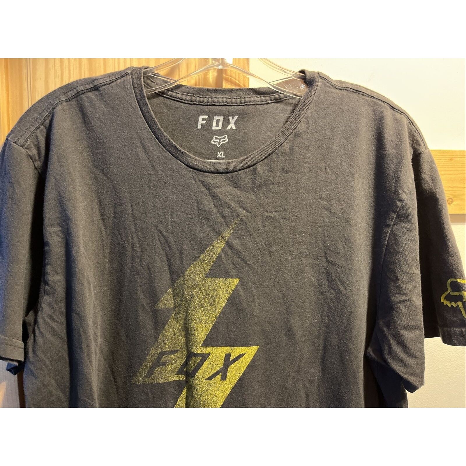 Fox Racing Fox mens XL Gray short sleeve premium cotton Graphic T-Shirt Size US XL / EU 56 / 4 - 4 Thumbnail