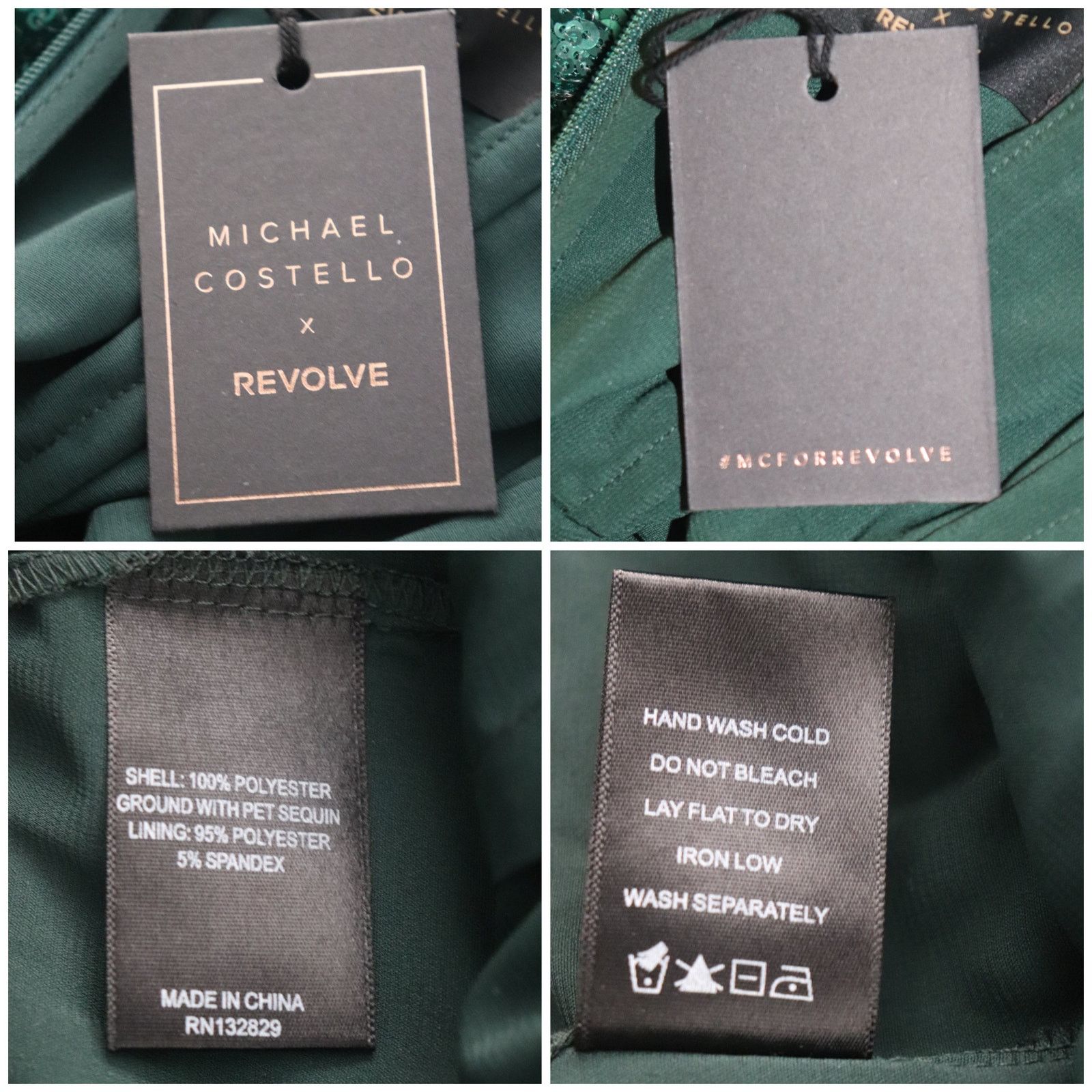 Designer NWT Michael Costello x REVOLVE Jake Gown Size XS Size XS / US 0-2 / IT 36-38 - 7 Thumbnail
