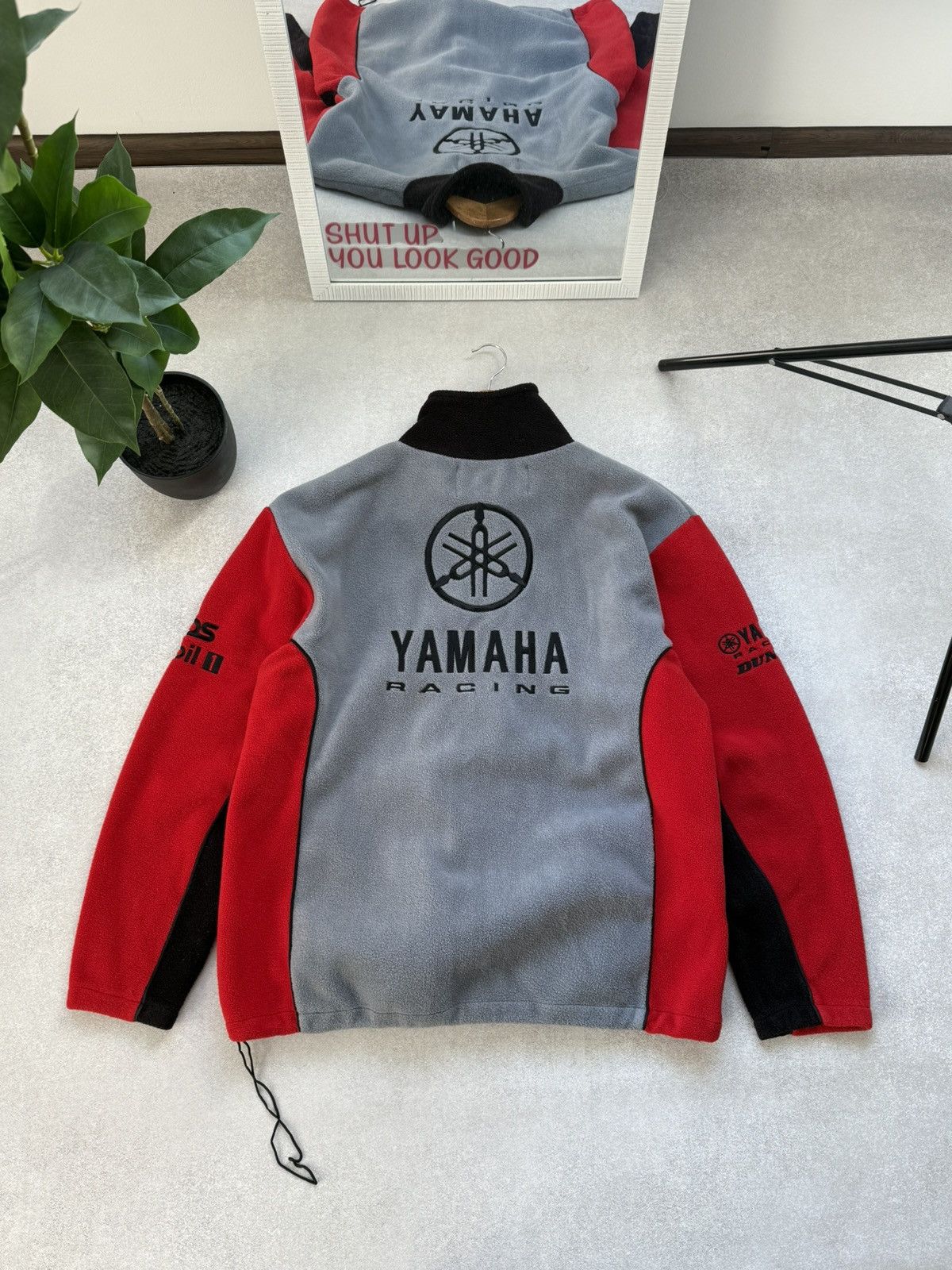 Yamaha YAMAHA VINTAGE RACING FLEECE FUL ZIP MOTORED MEN’S JACKET Size US XL / EU 56 / 4 - 9 Thumbnail