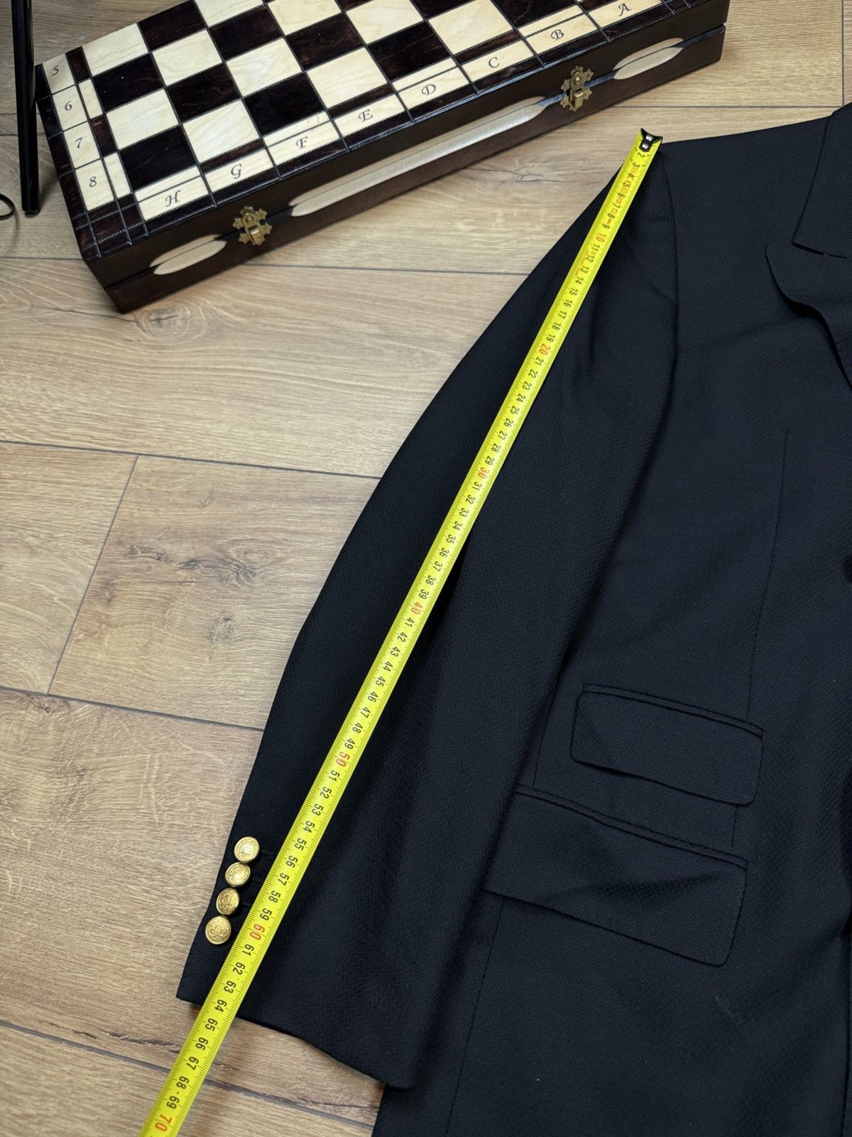 Yves Saint Laurent Vintage wool blazer Yves Saint Laurent original luxury item Size 48L - 5 Thumbnail