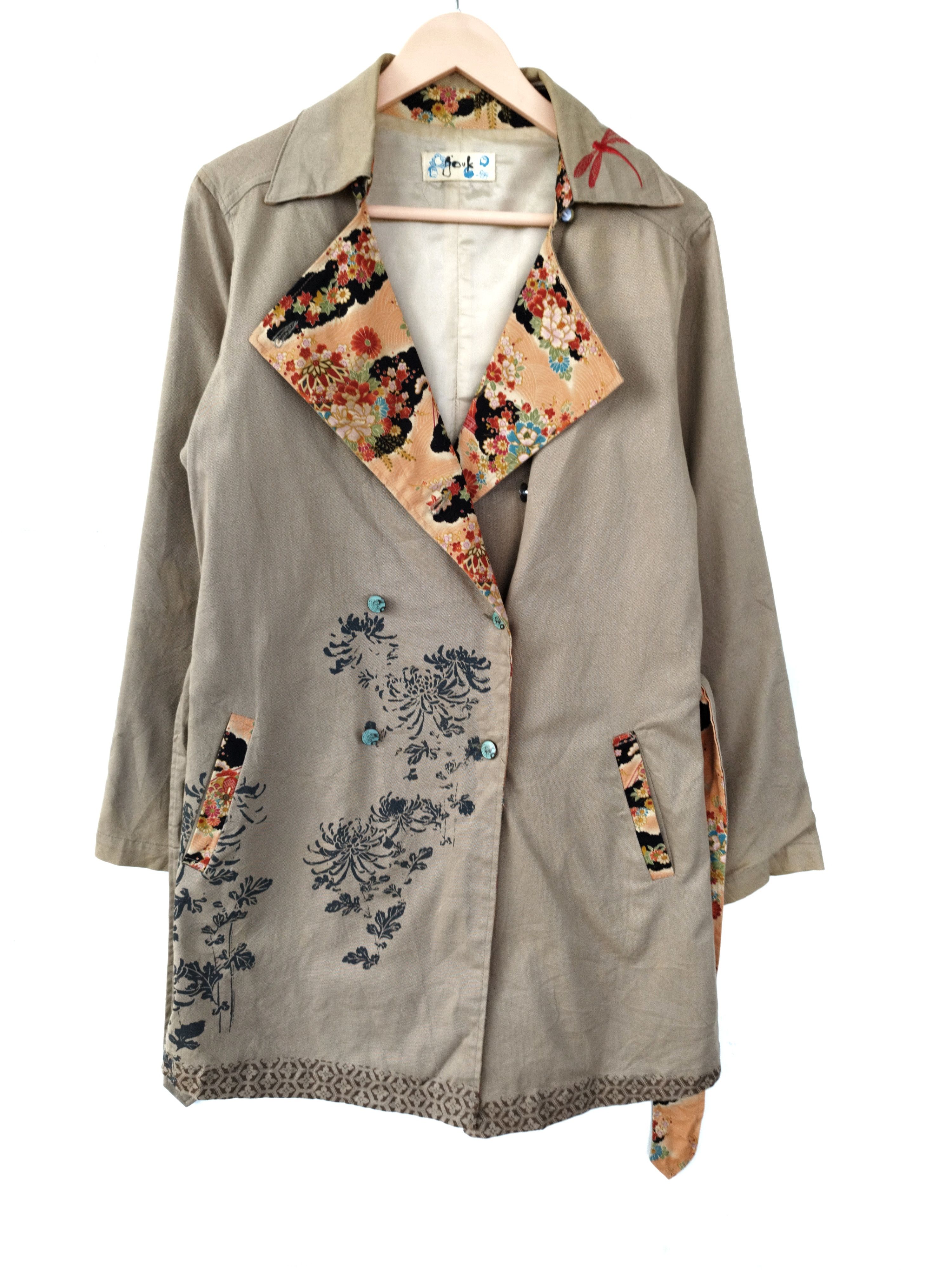 Japanese Brands Gouk long Jacket Sakura