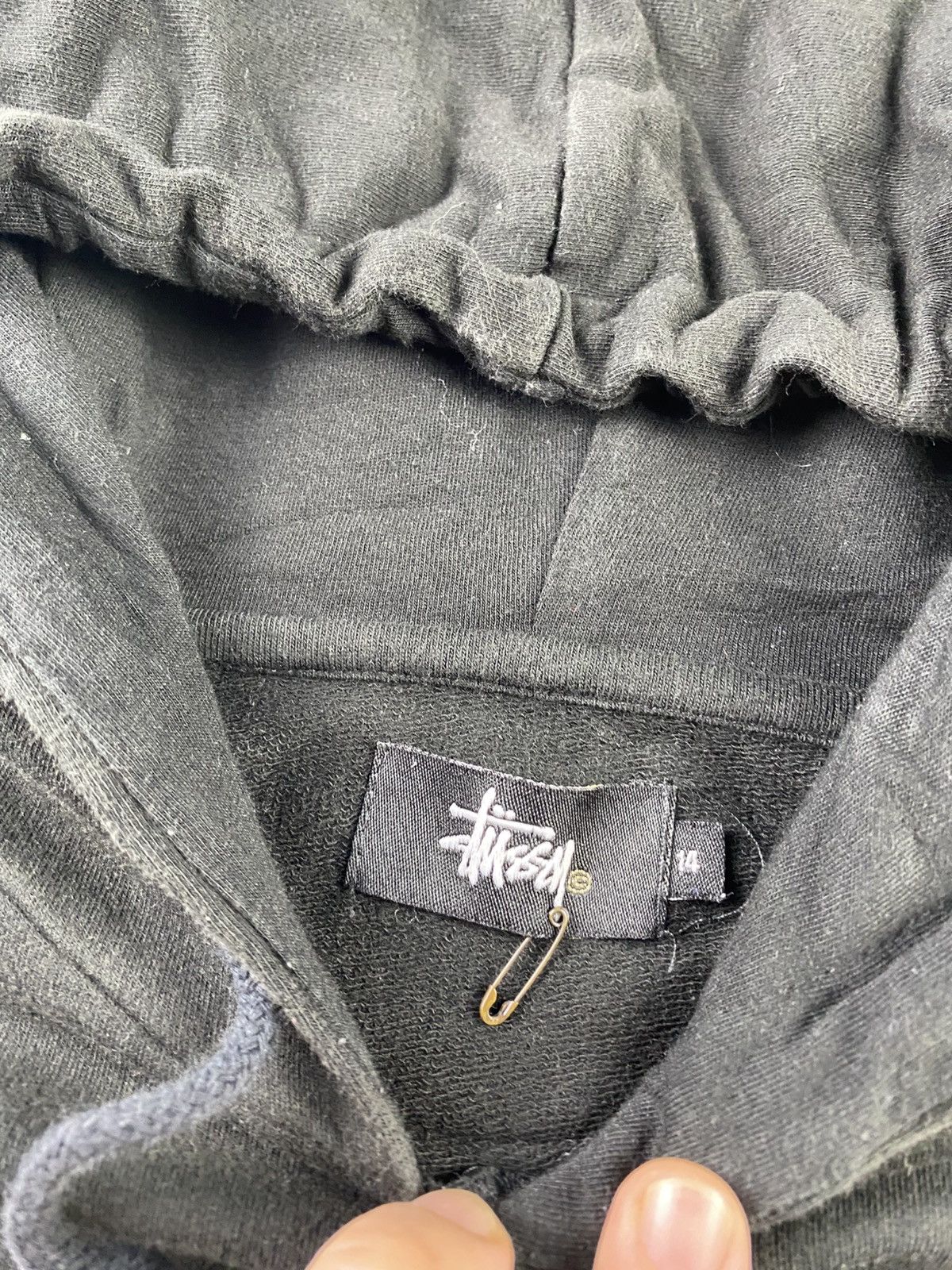 Designer × Stussy Hoddie Crop Top Stussy (A5) Size S / US 4 / IT 40 - 4 Thumbnail