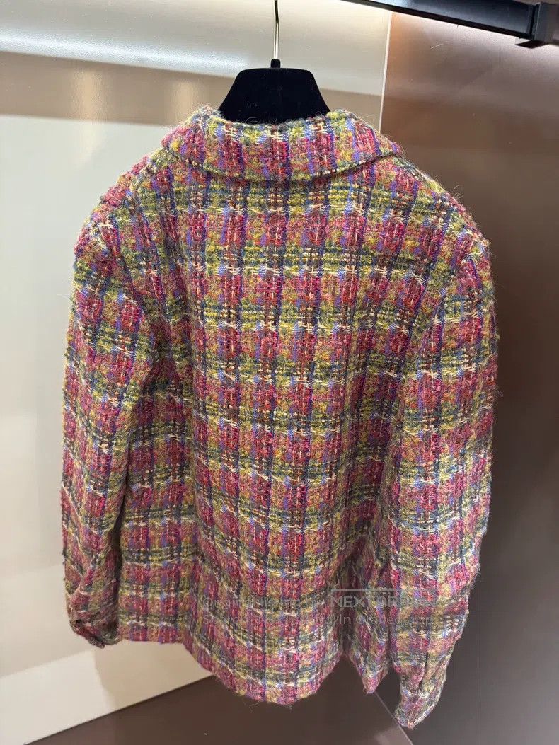 Chanel Chanel 22K Scottish colourful plaid tweed jacket Size XS / US 0-2 / IT 36-38 - 6 Thumbnail