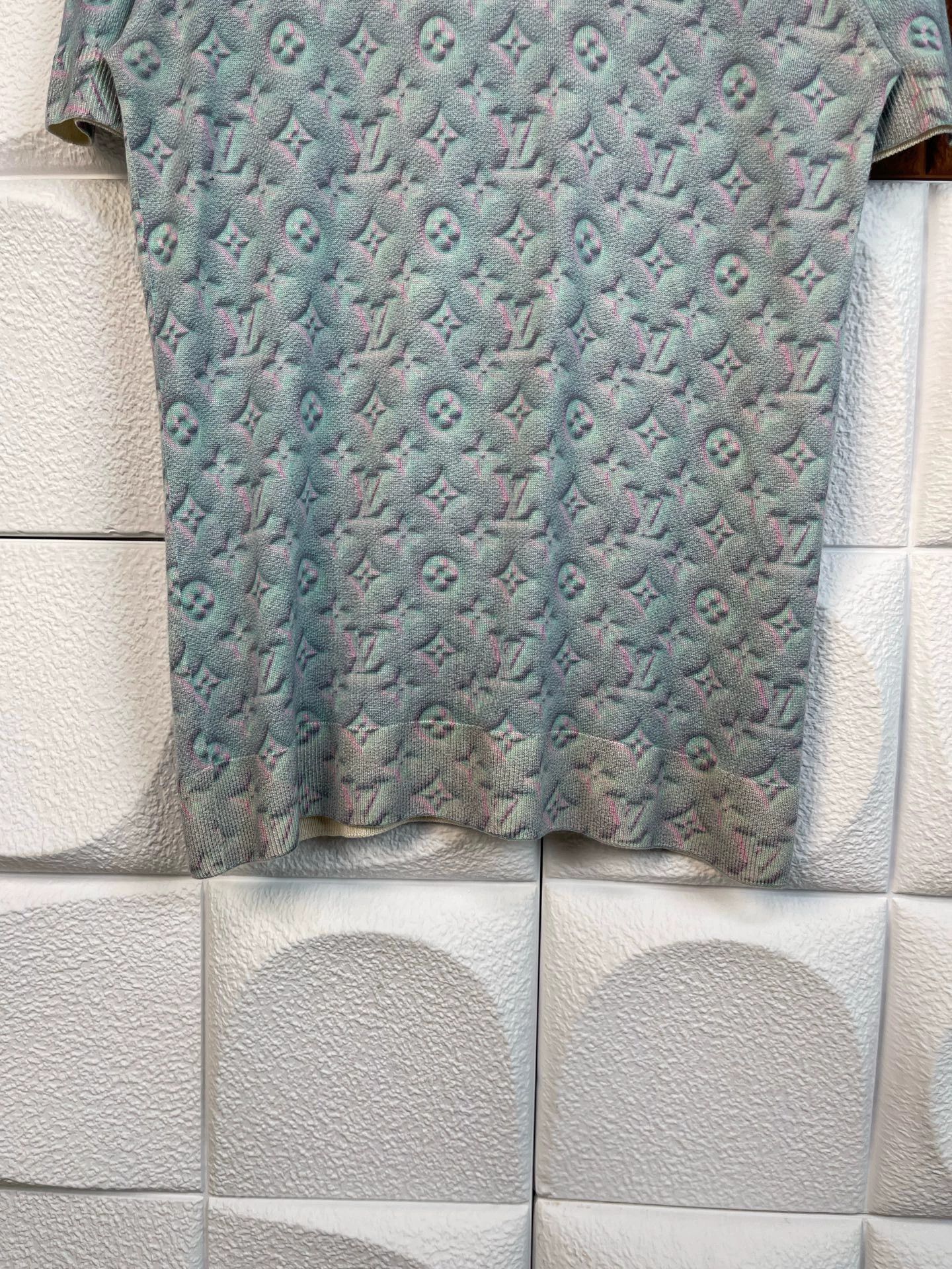 Louis Vuitton Louis Vuitton Monogram Knit Short Sleeve S New Size S / US 4 / IT 40 - 4 Thumbnail