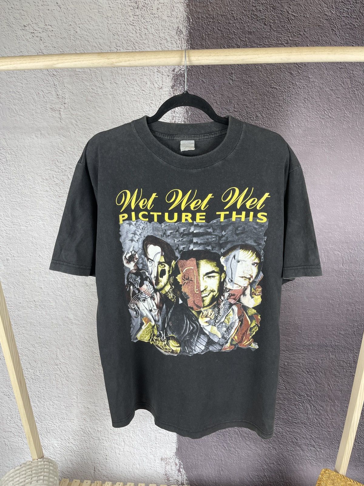 Band Tees Wet Wet Wet vintage 1995 Picture This at Christmas tour tee Size US L / EU 52-54 / 3 - 1 Thumbnail