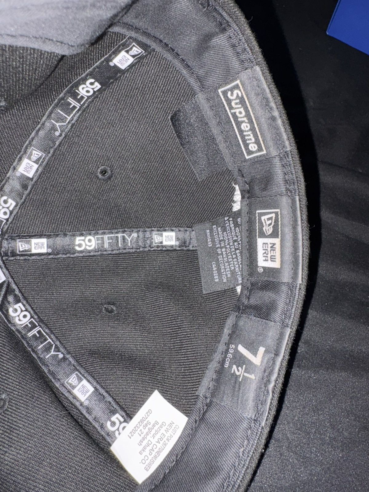 New Era × Supreme Supreme box logo “TOC”, “NE” fitted hat Size 32 - 6 Thumbnail
