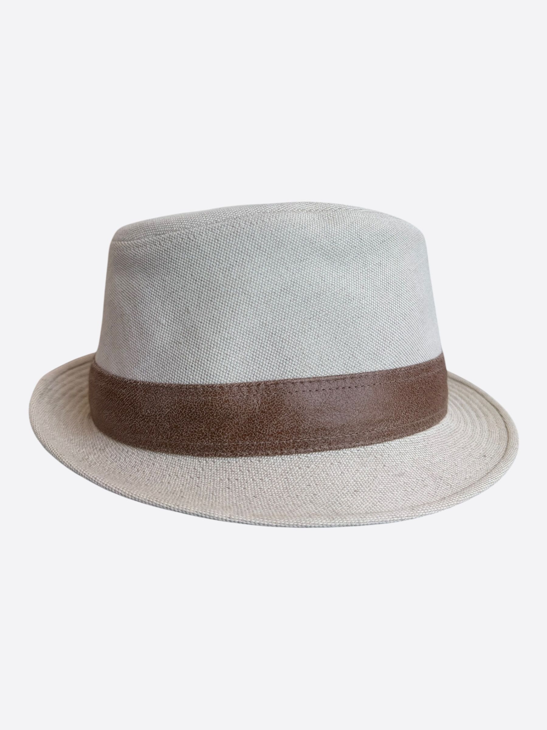 Hermes Hermes Beige & Brown Fedora Size ONE SIZE - 4 Thumbnail