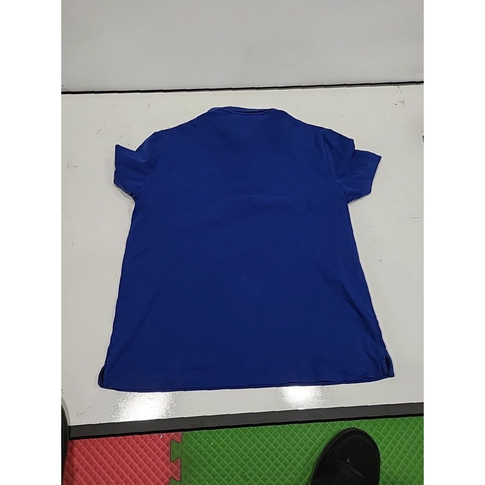 Tommy Hilfiger VINTAGE Tommy Hilfiger Polo Shirt L Men 42 in 28 in Blue Solid Short Sleeve Slimming 4 Seasons Classic Logo Golf Size US L / EU 52-54 / 3 - 4 Thumbnail
