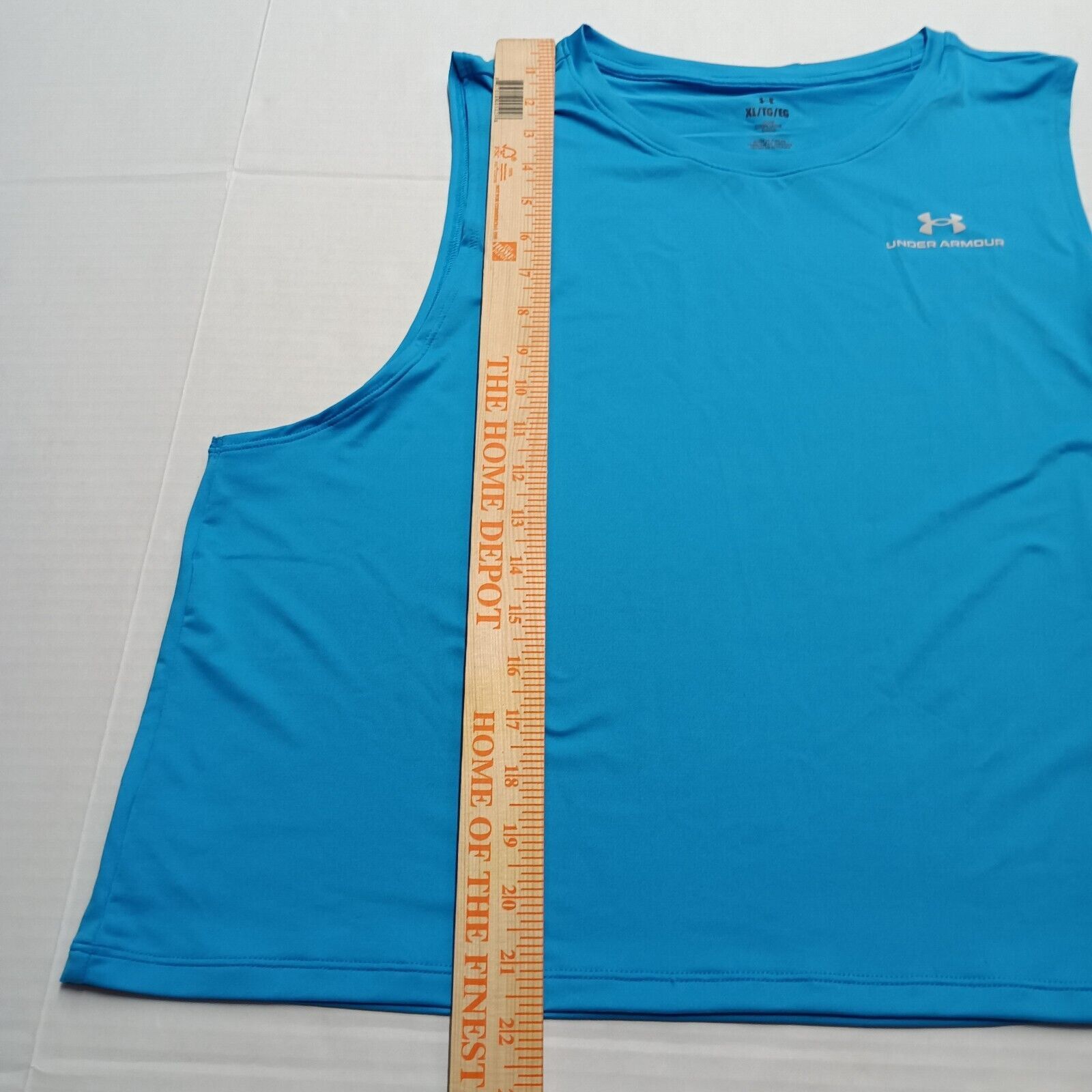 Under Armour Under Armour RUSH Vanish Energy Womens XL Crop Tank Top Blue Size XL / US 12-14 / IT 48-50 - 5 Thumbnail