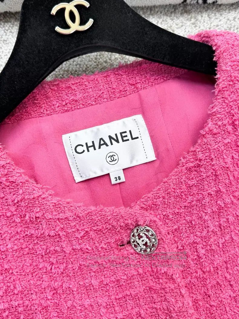Chanel Chanel Woven diamond buckle sleeveless vest jacket Size XS / US 0-2 / IT 36-38 - 5 Thumbnail