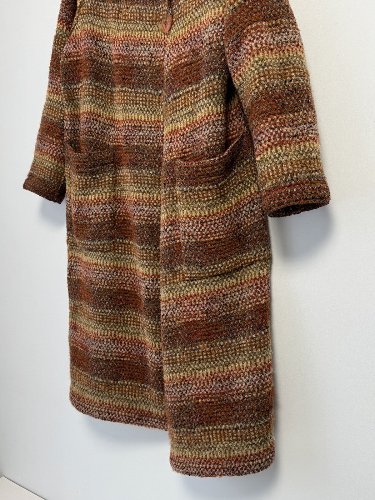 Missoni Missoni Coat Wool Multicolor Knit Luxury Designer Italy Size L / US 10 / IT 46 - 18 Thumbnail