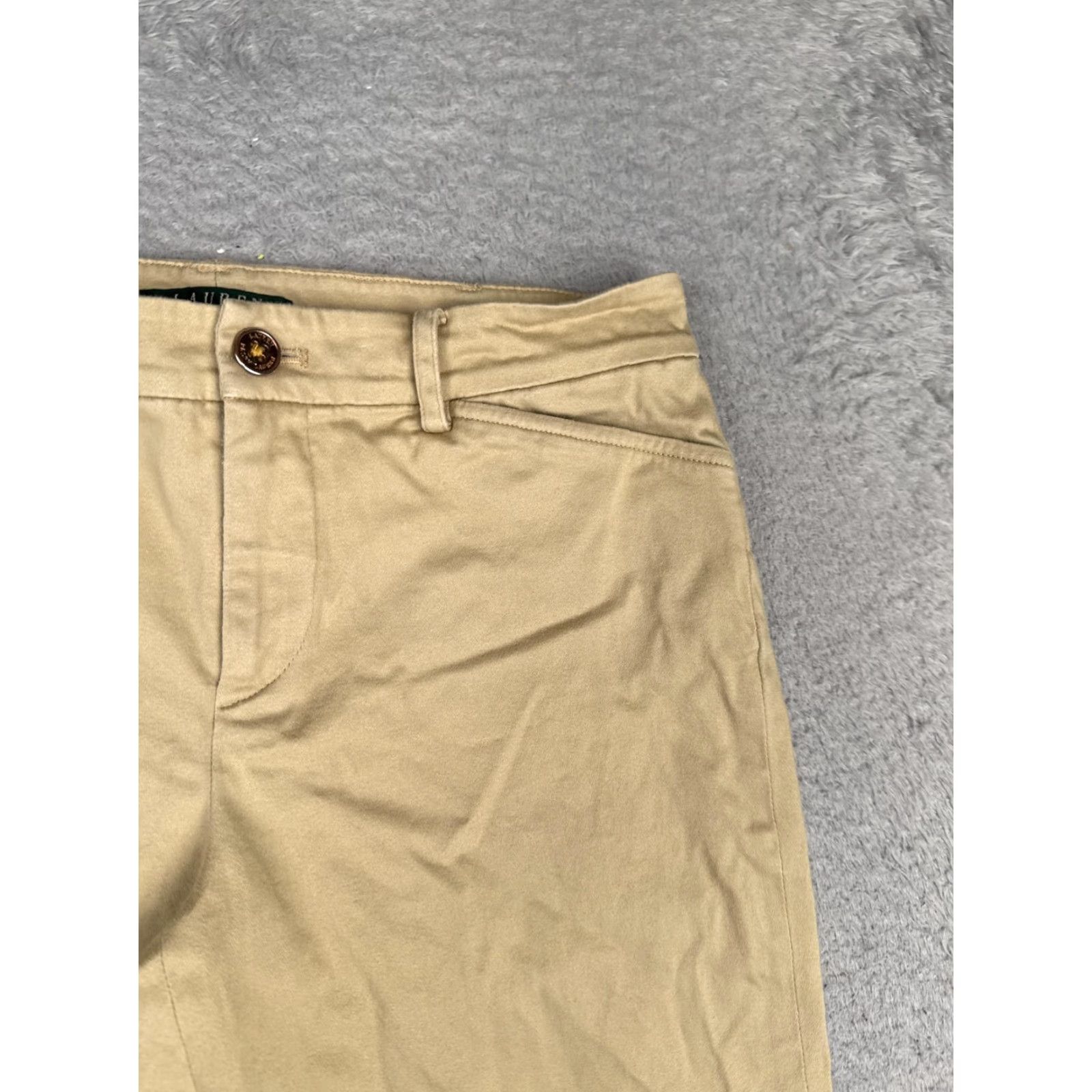 Ralph Lauren Lauren Ralph Lauren Shorts Womens 2 Beige Chino Twill Casual Summer 28x9.5 Size 26" / US 2 / IT 38 - 5 Thumbnail