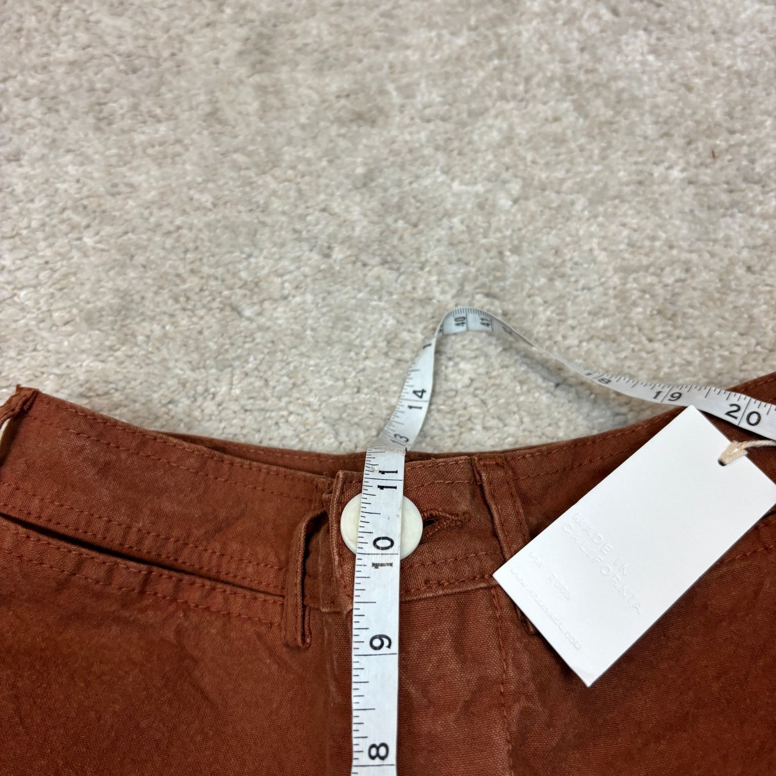 Jesse Kamm NWT Jesse Kamm Ranger Cotton Canvas Ankle Pants Women's 0 Size 25" / US 0 / IT 36 - 7 Thumbnail