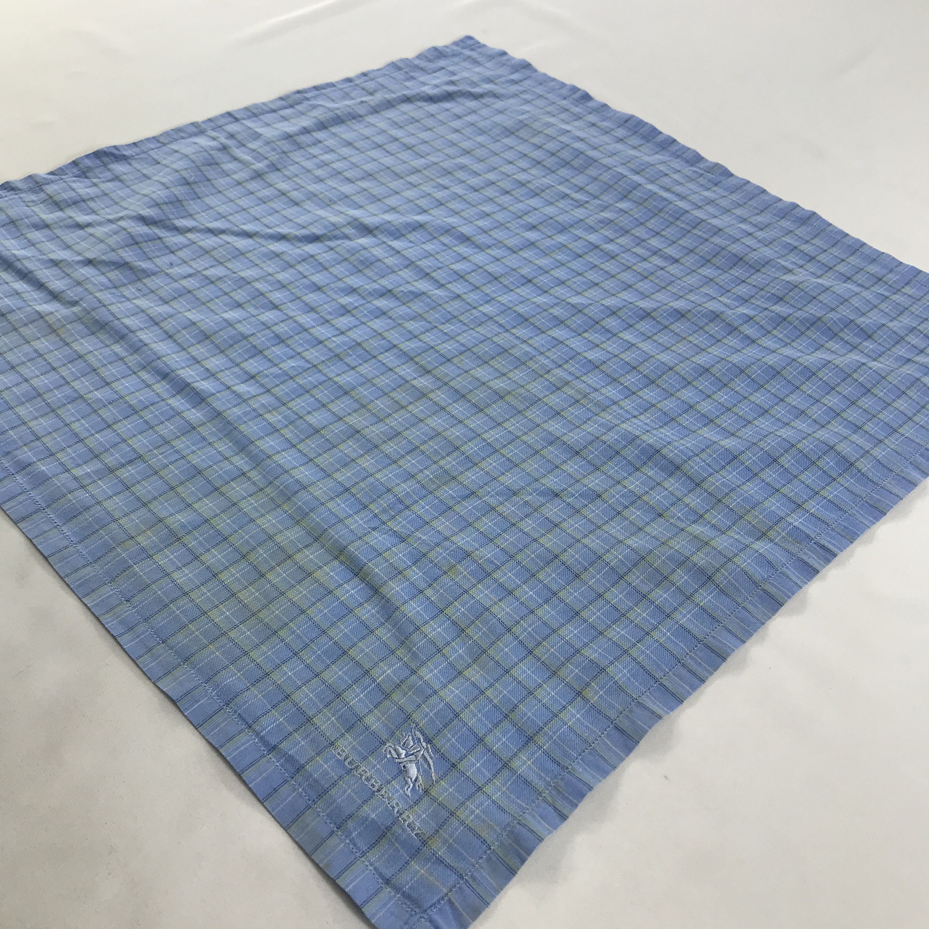 Burberry × Vintage Burberry Bandana / Handkerchief / Neckerchief - S1702 Size ONE SIZE - 2 Thumbnail