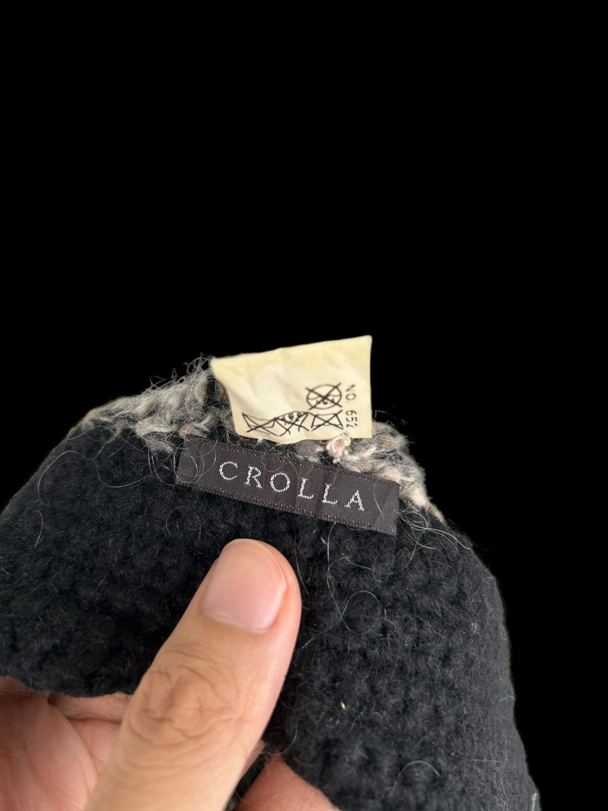 Japanese Brand × Kapital × Vintage Crolla Crochet Knitted hairy Japanese Rare Hats 🎌☠️ Size ONE SIZE - 6 Thumbnail