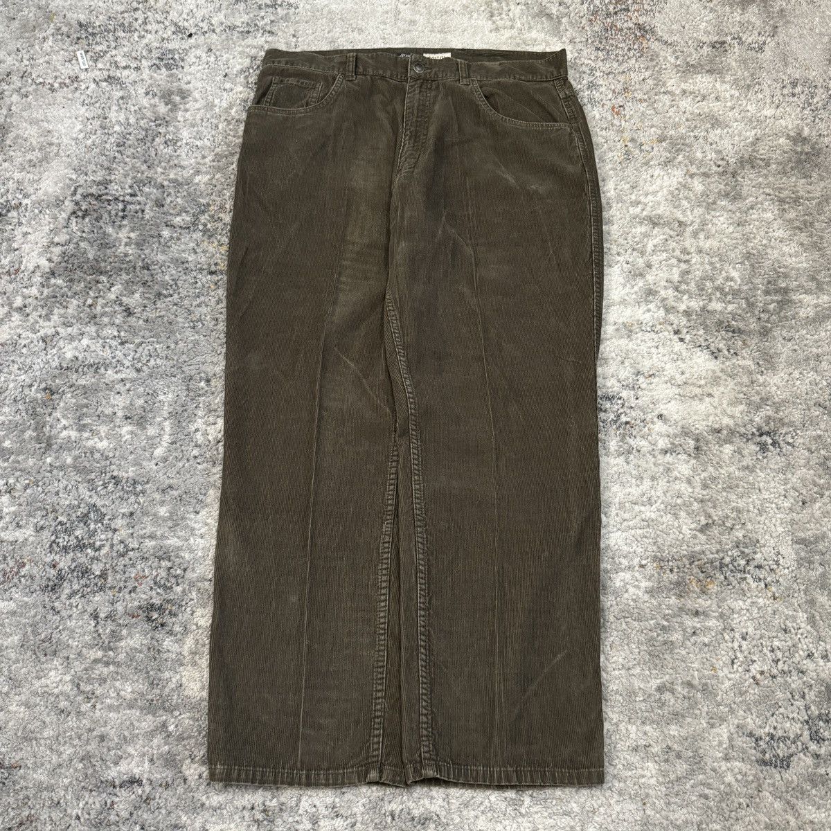 JNCO × Vintage Beautiful vintage y2k baggy wide leg olive green corduroy Size US 38 / EU 54 - 2 Thumbnail