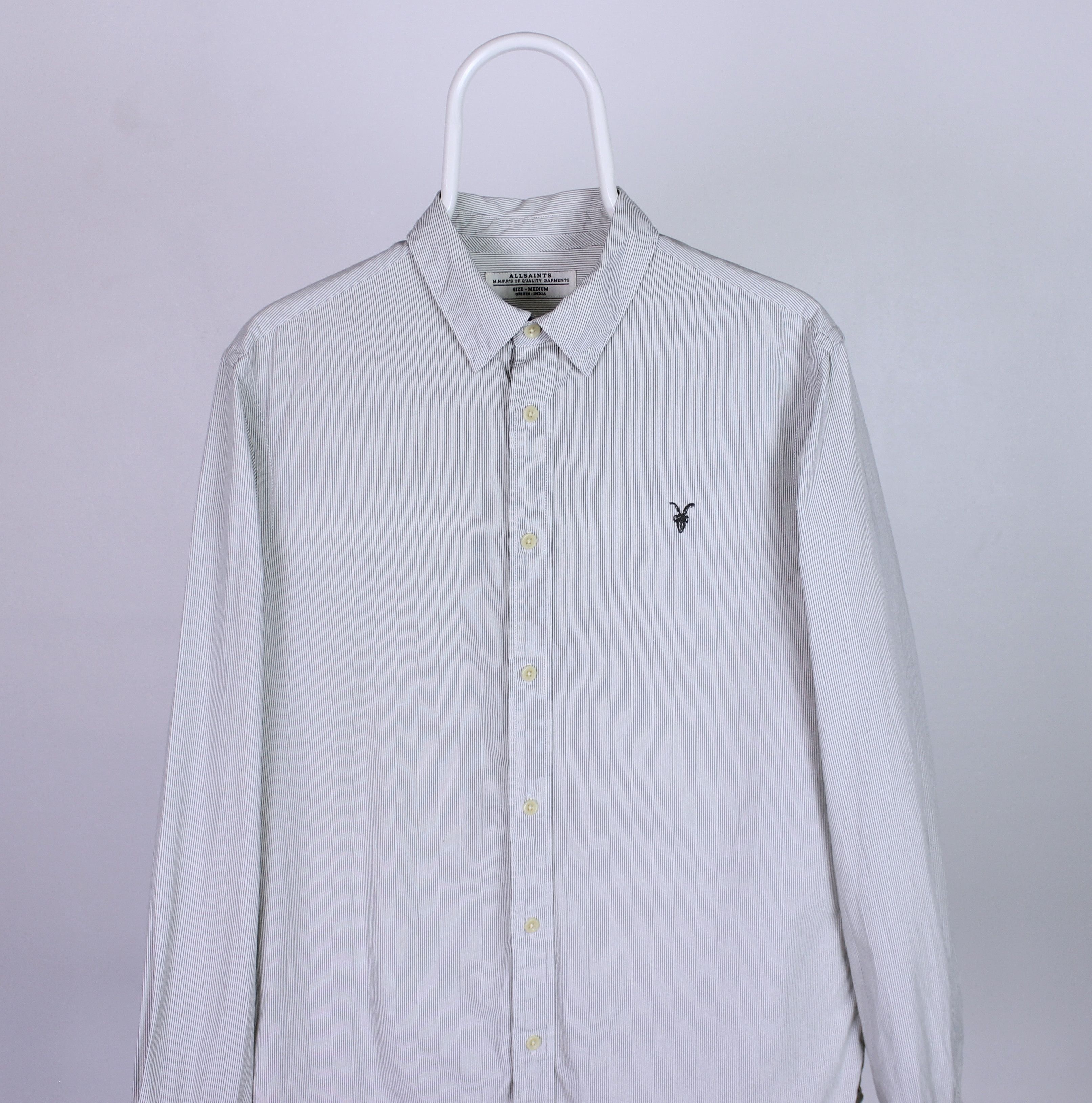 Allsaints Allsaints men shirt cotton buttons ups S M Size US M / EU 48-50 / 2 - 1 Thumbnail