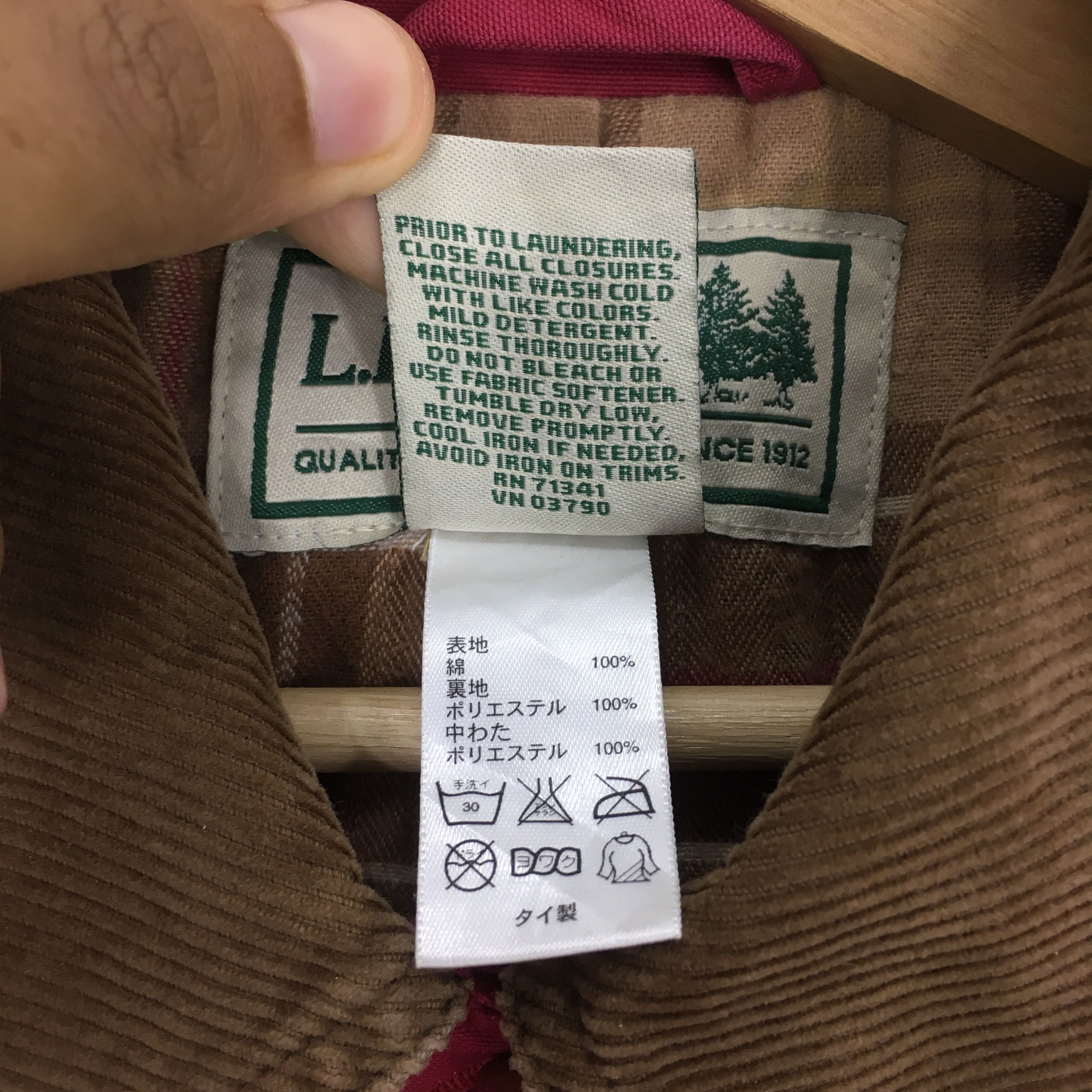 L.L. Bean Vintage 90's LL Bean Red Four Pocket Workwear Jacket - 1851 Size US M / EU 48-50 / 2 - 11 Thumbnail