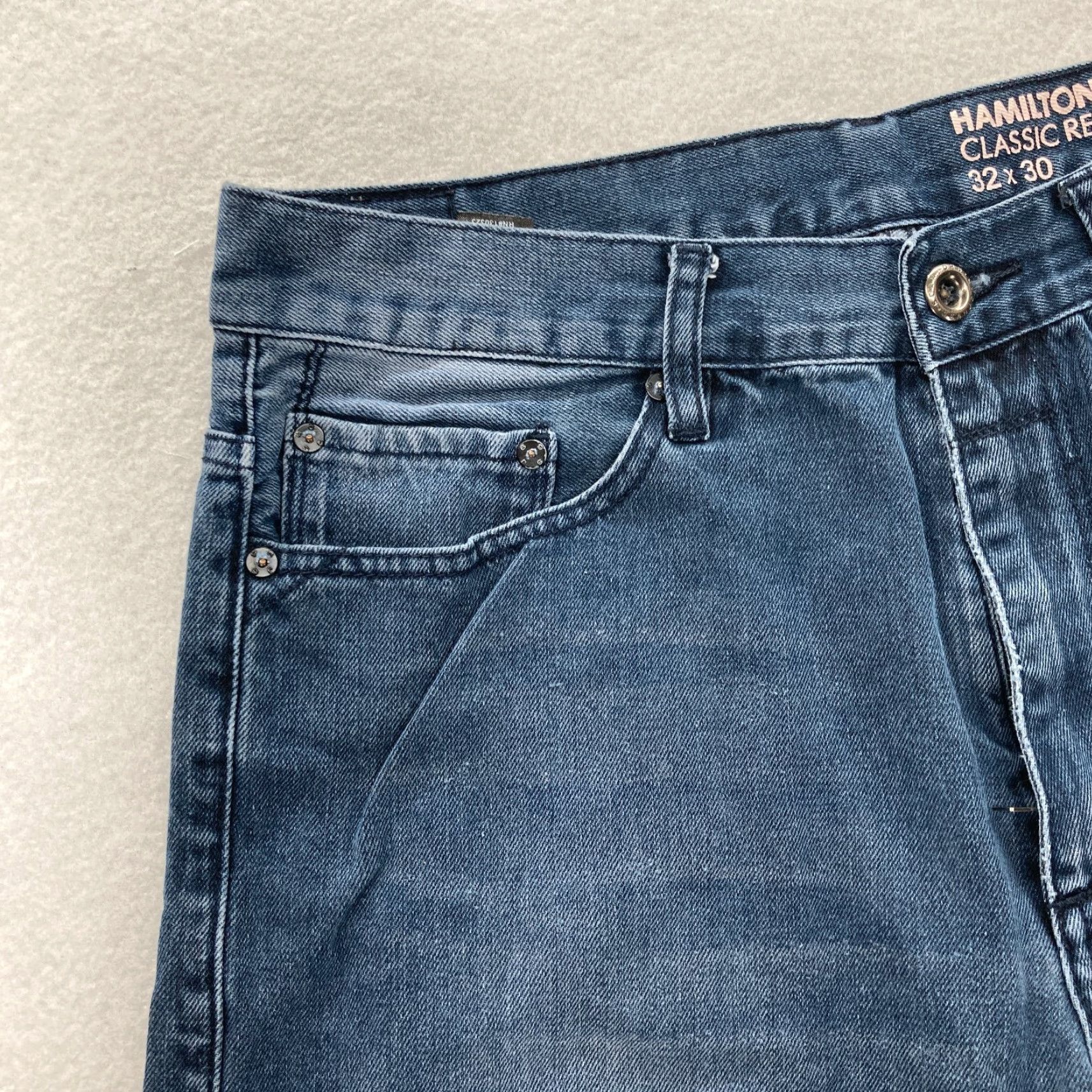 Sean John Sean John Hamilton Classic Relaxed Fit Jeans Mens 32x30 Dark Blue Denim Hip Hop Vintage Size US 32 / EU 48 - 3 Thumbnail